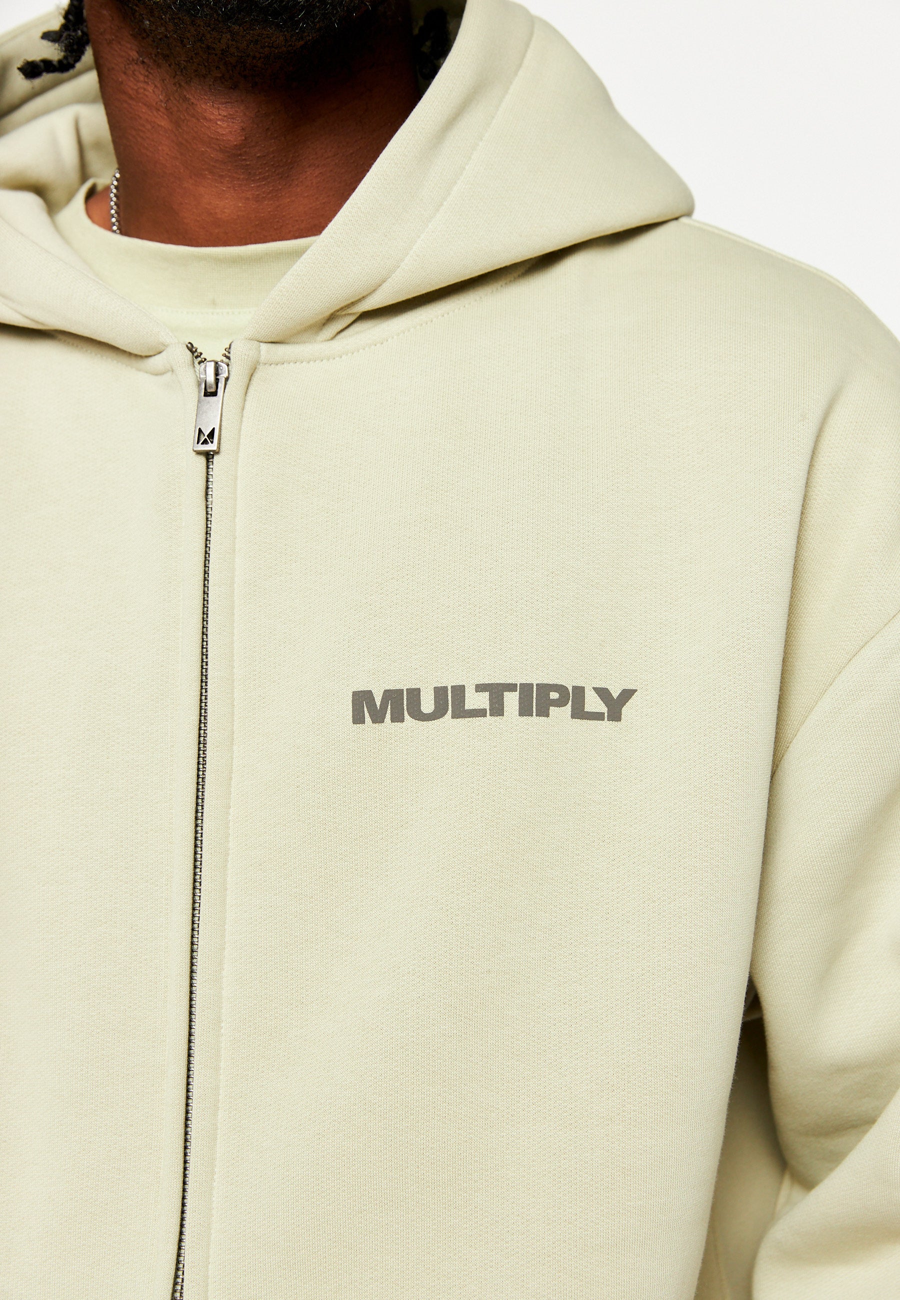 Oversize zip hoodie MULTIPLY Alfalfa