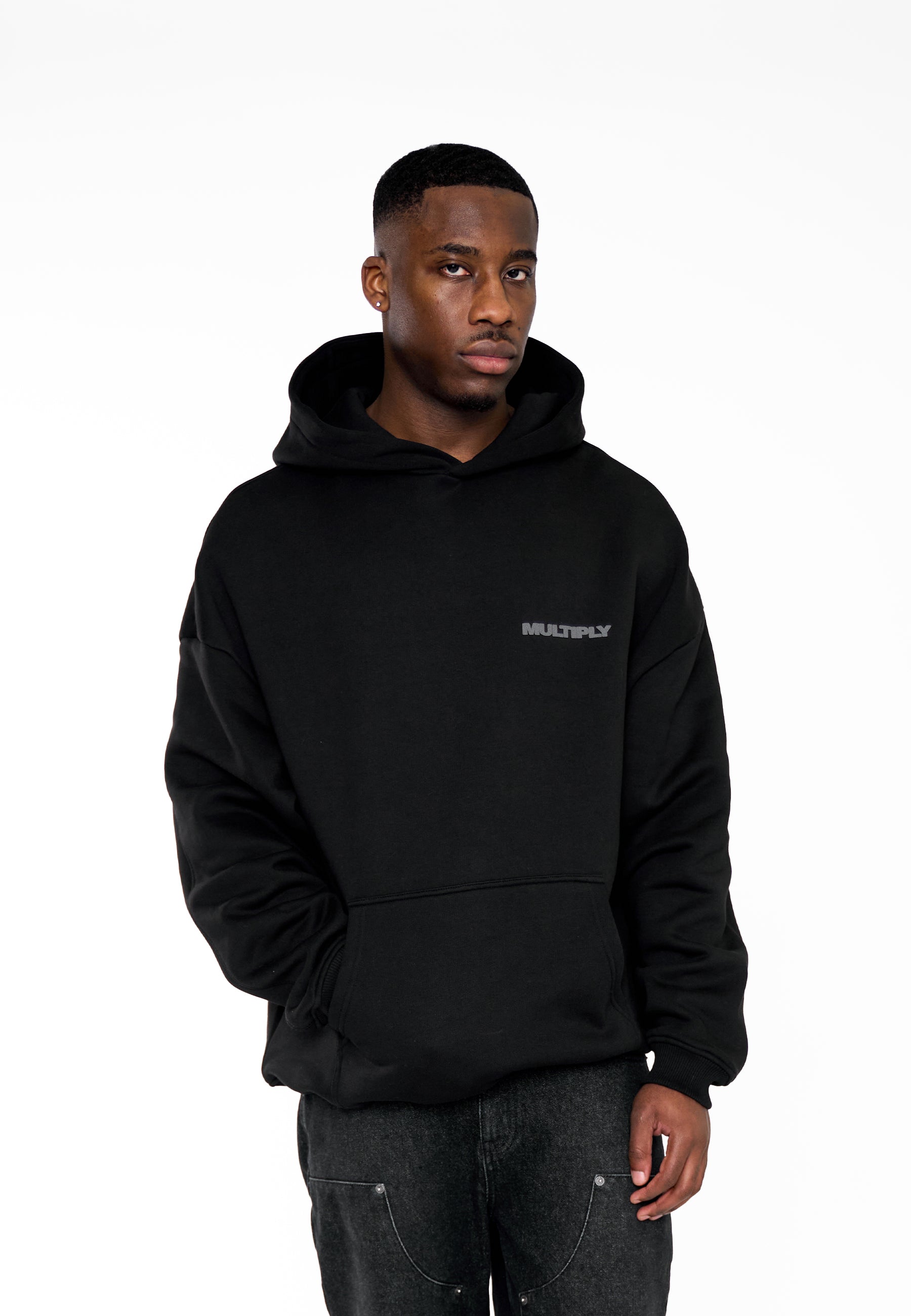 Multiply Apparel Oversize Hoodie MULTIPLY 2 Black – weitere Ansicht 4
