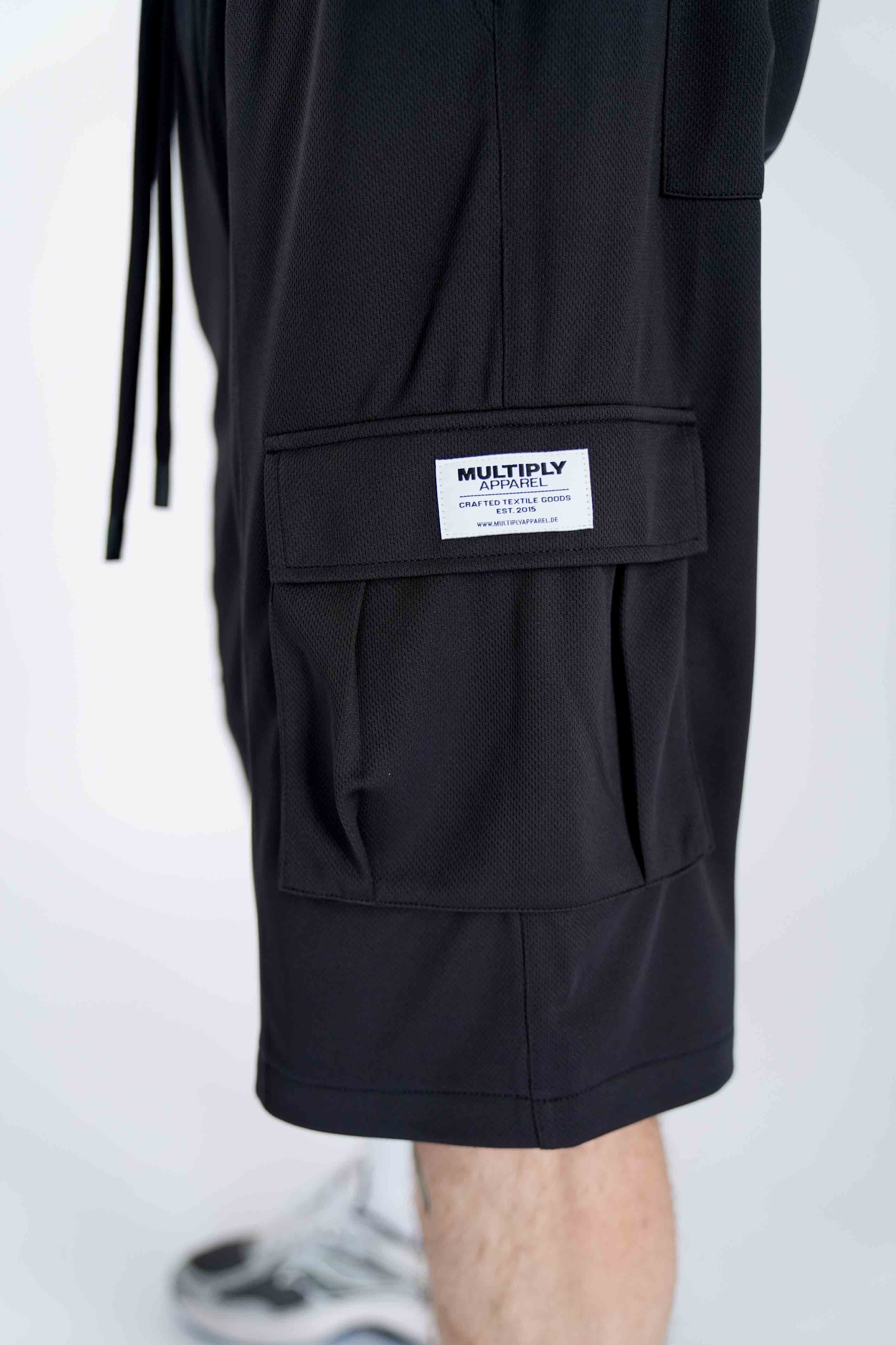 Multiply Apparel Oversize Utility Shorts GRID Black Soda – weitere Ansicht 7