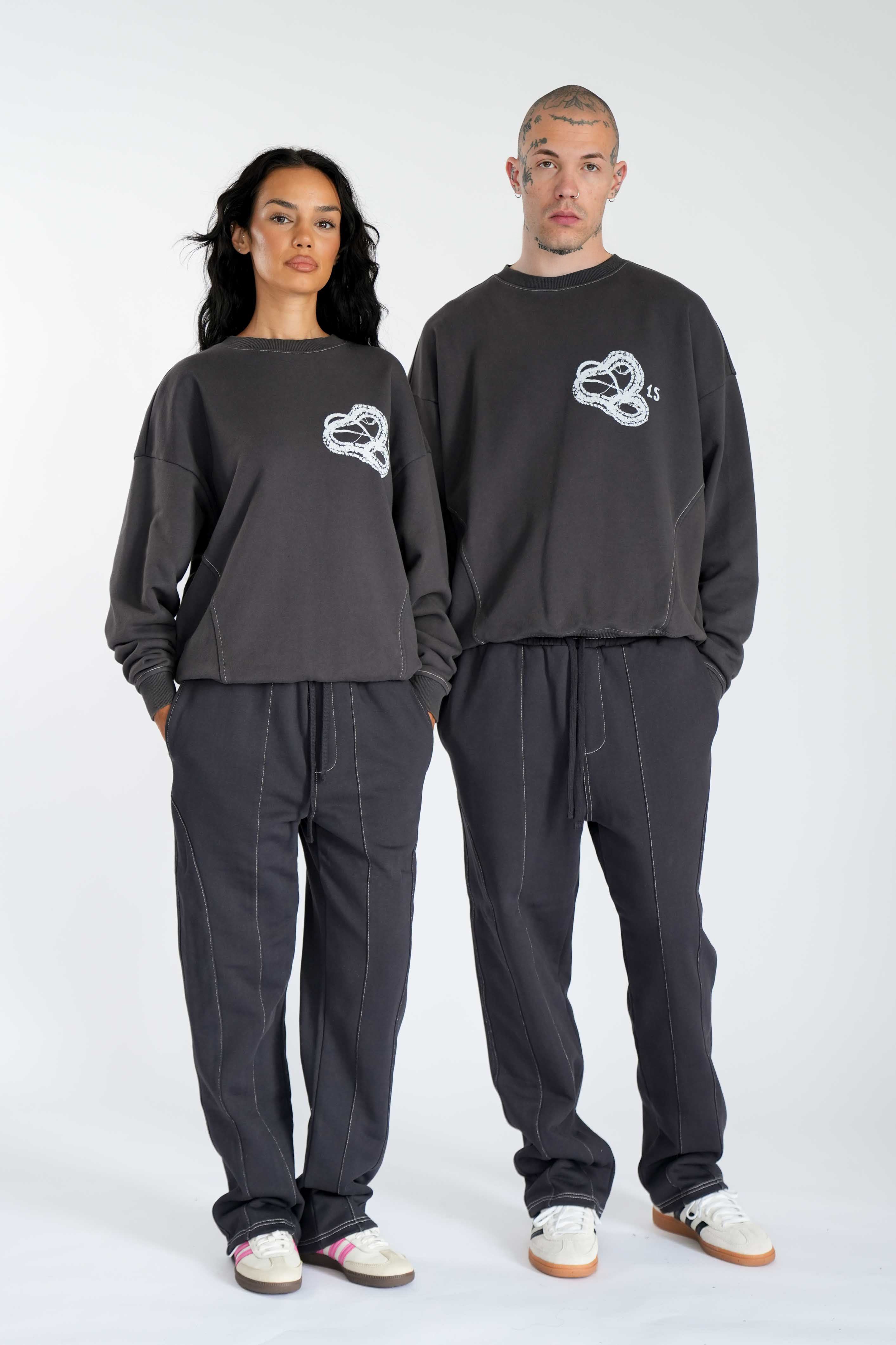 Multiply Apparel Striped Jogger RUNWAY Black Soda – weitere Ansicht 5