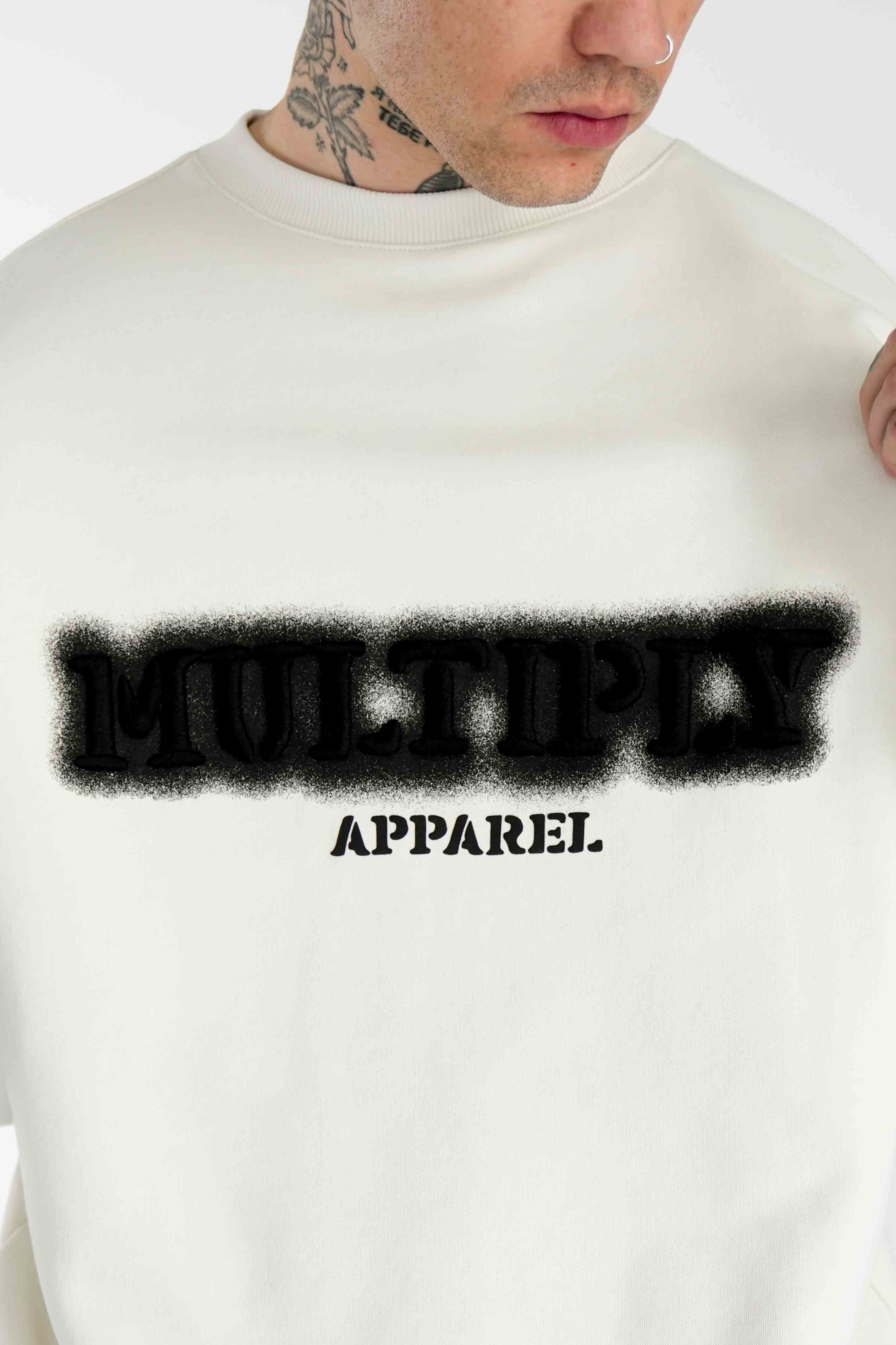 Multiply Apparel Oversize Sweatshirt MOSAIC Vasporous Gray – weitere Ansicht 6