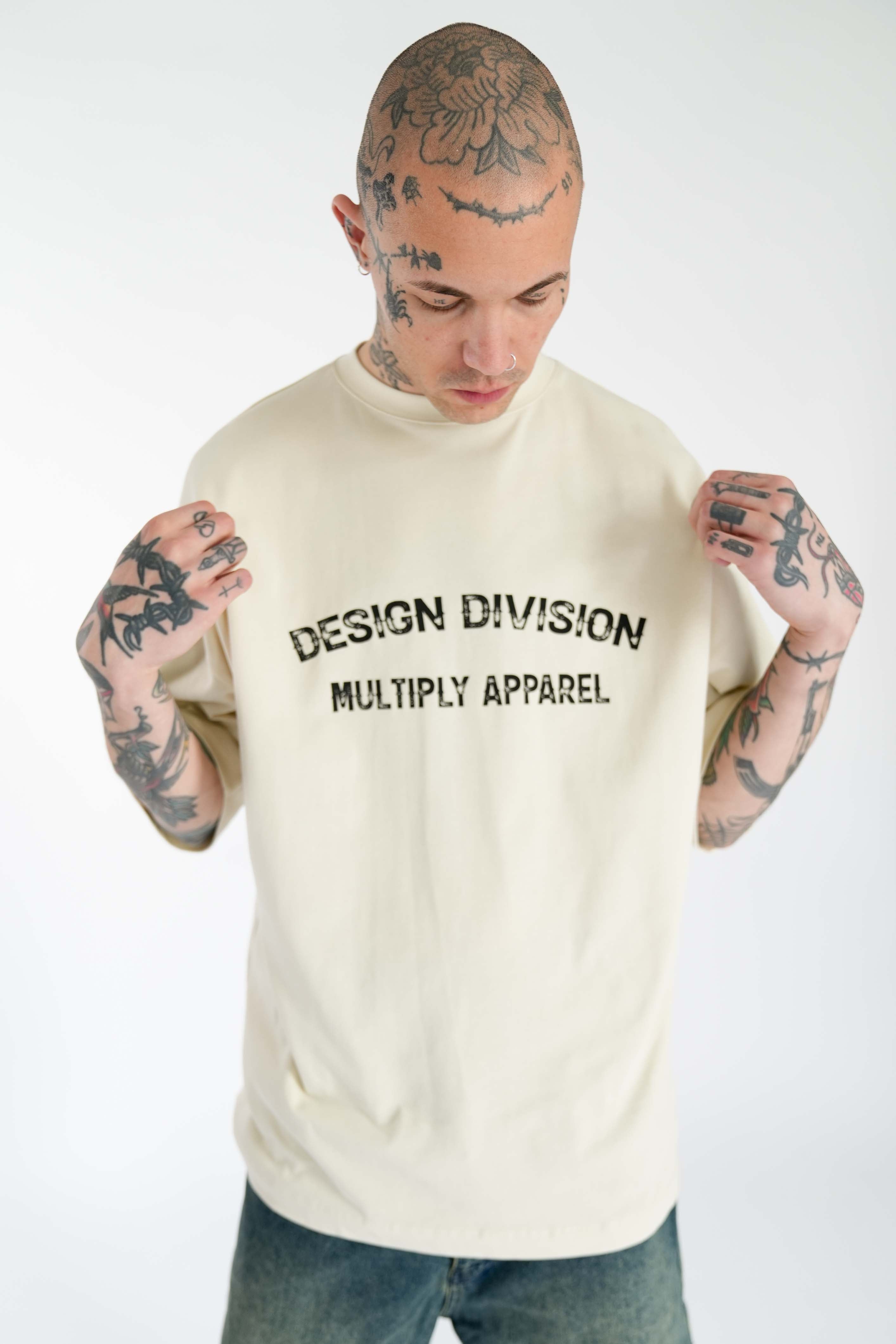 Multiply Apparel Oversize T-Shirt BULLDOG Pistachio Shell – weitere Ansicht 6