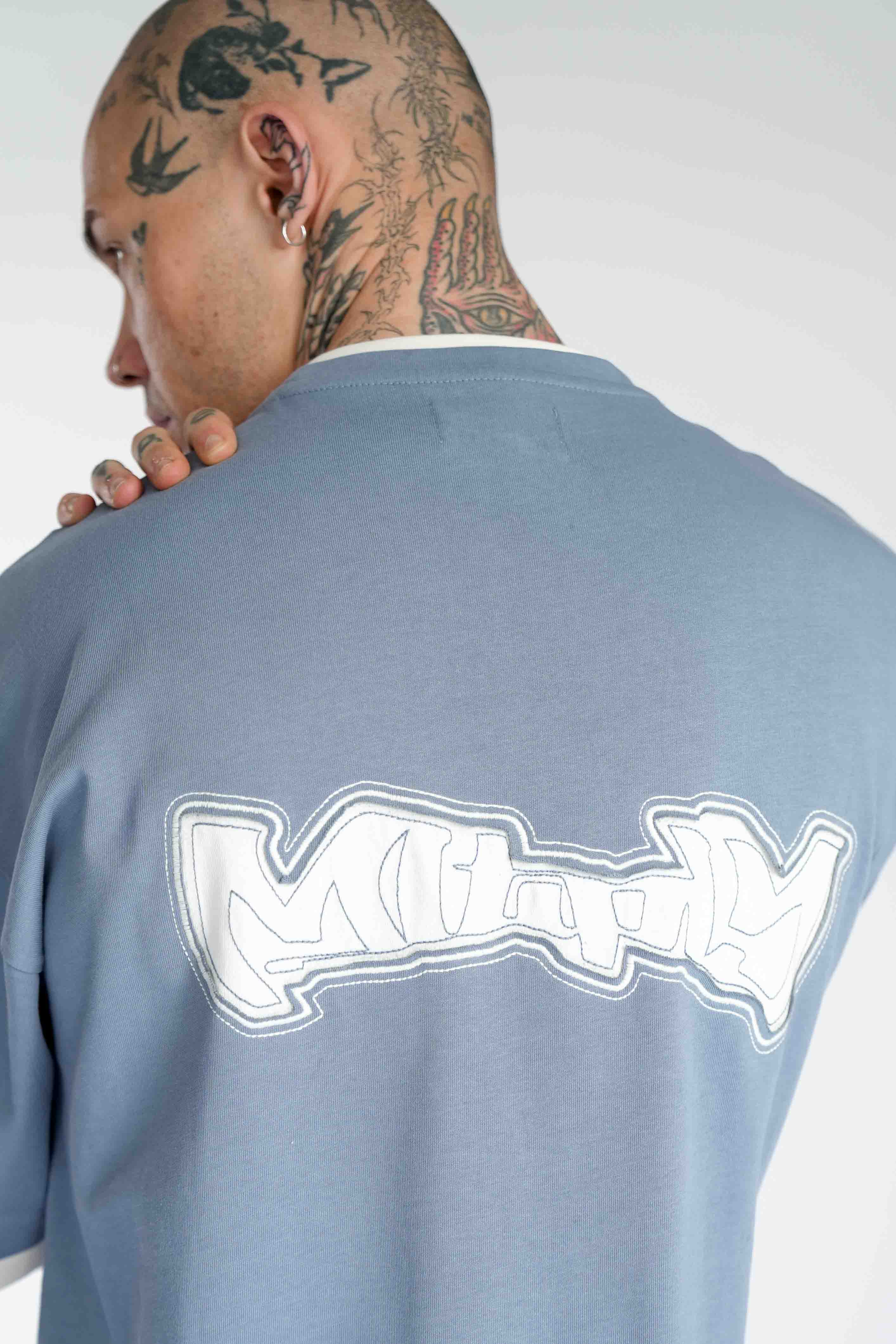 Multiply Apparel Oversize T-Shirt TECTONIC Flint Stone – weitere Ansicht 2