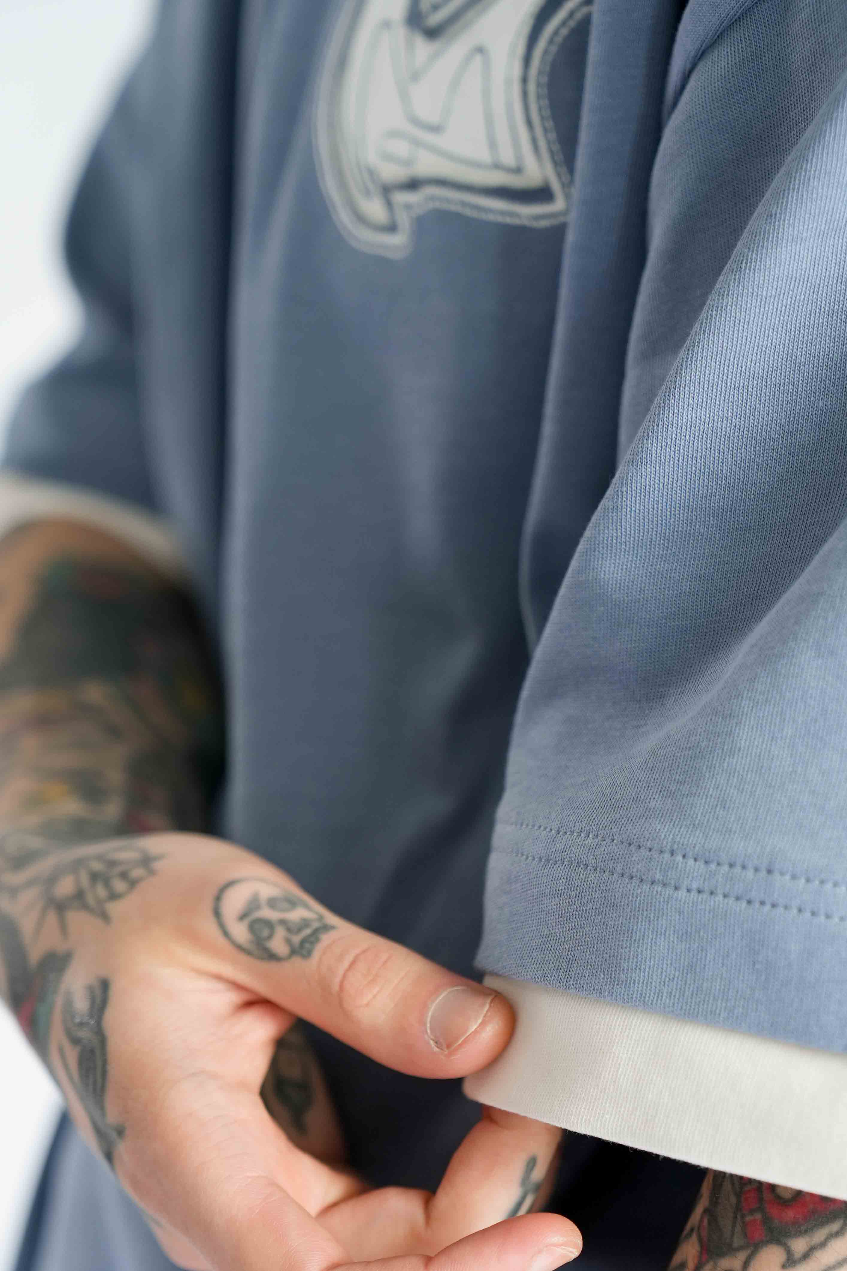 Multiply Apparel Oversize T-Shirt TECTONIC Flint Stone – weitere Ansicht 6