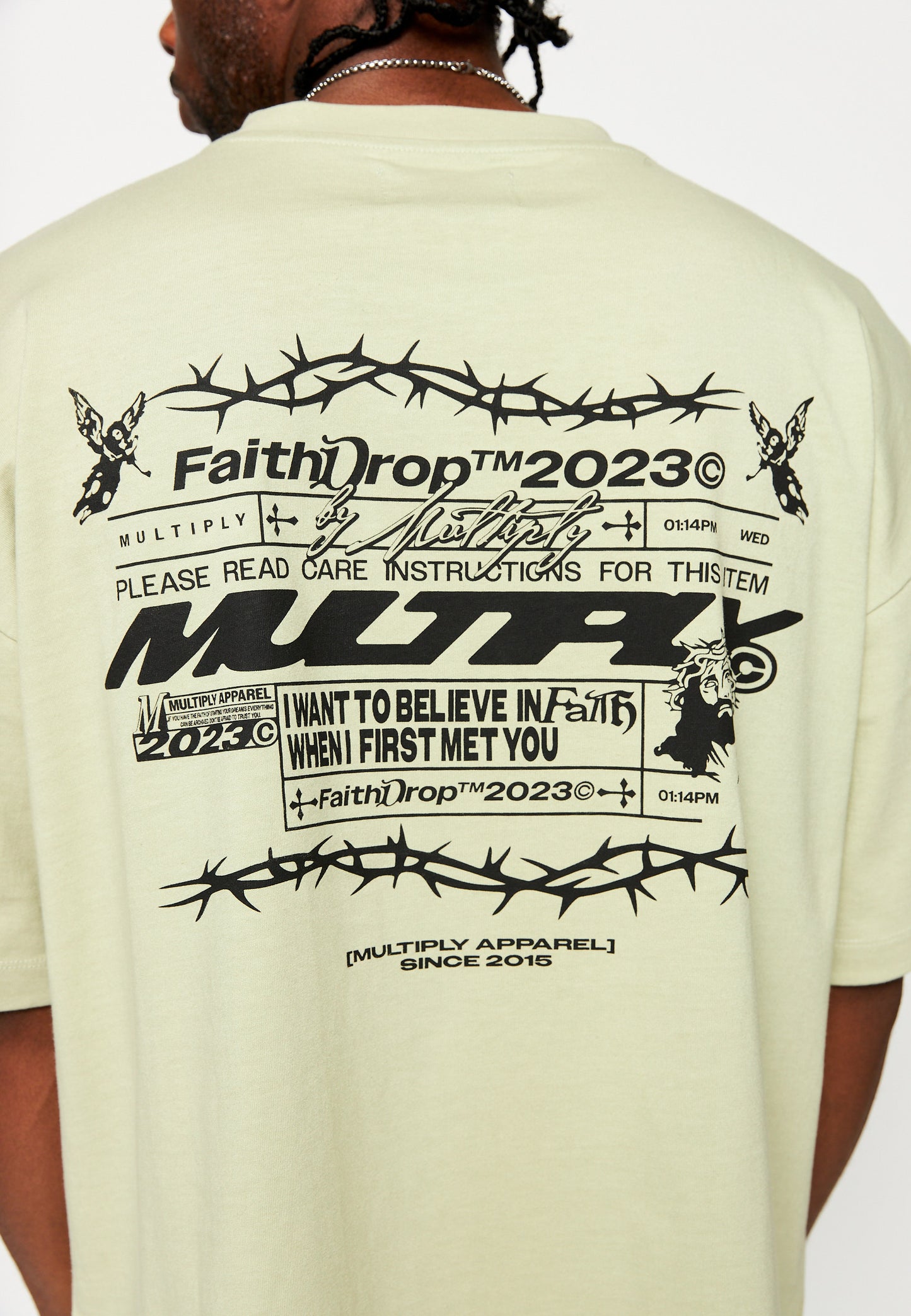 Oversize T-Shirt WANT TO BELIEVE Alfalfa