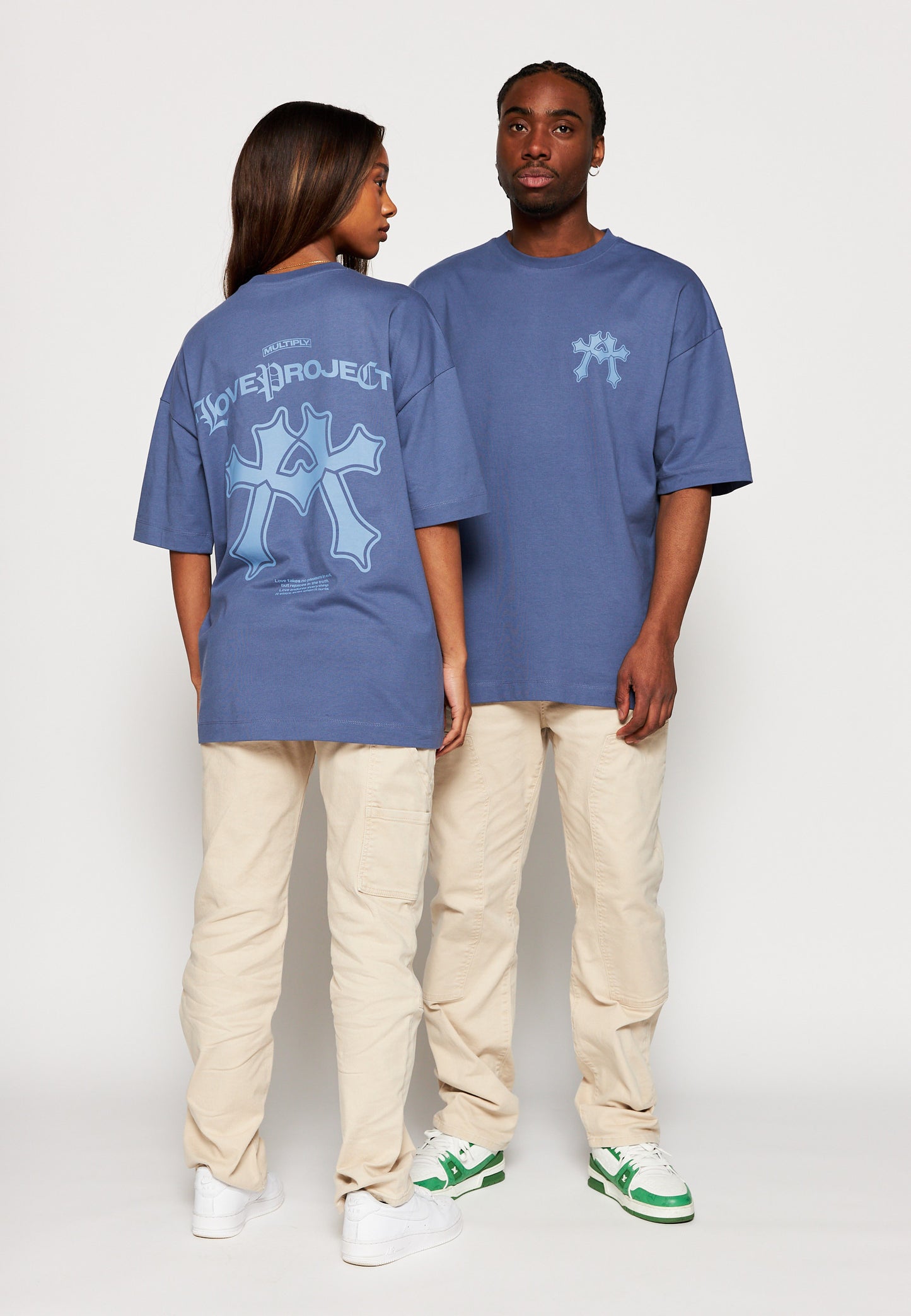 Oversize T-Shirt X Blue Indigo