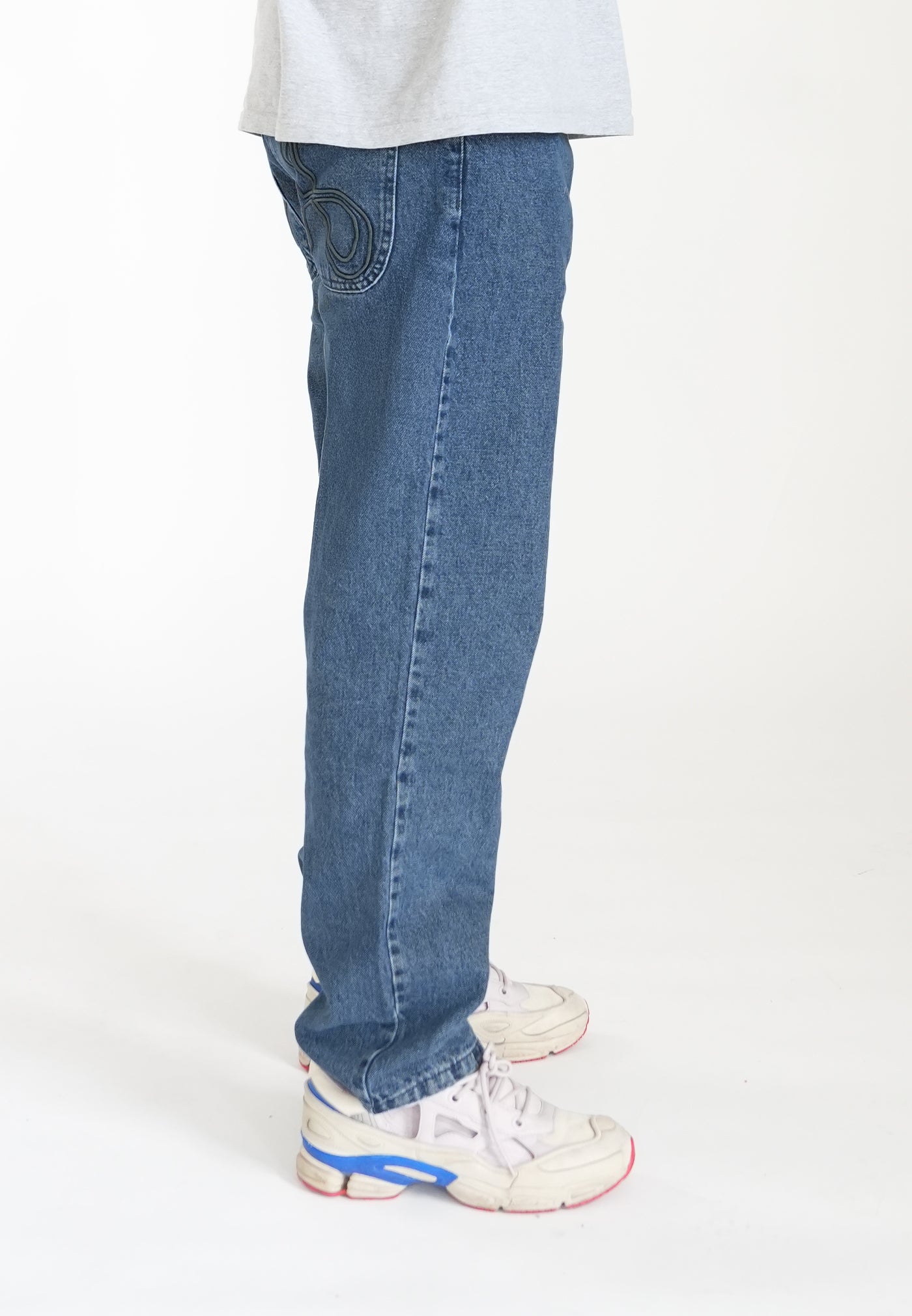 Multiply Apparel Wide Straight Jeans Slick Blue – weitere Ansicht 3