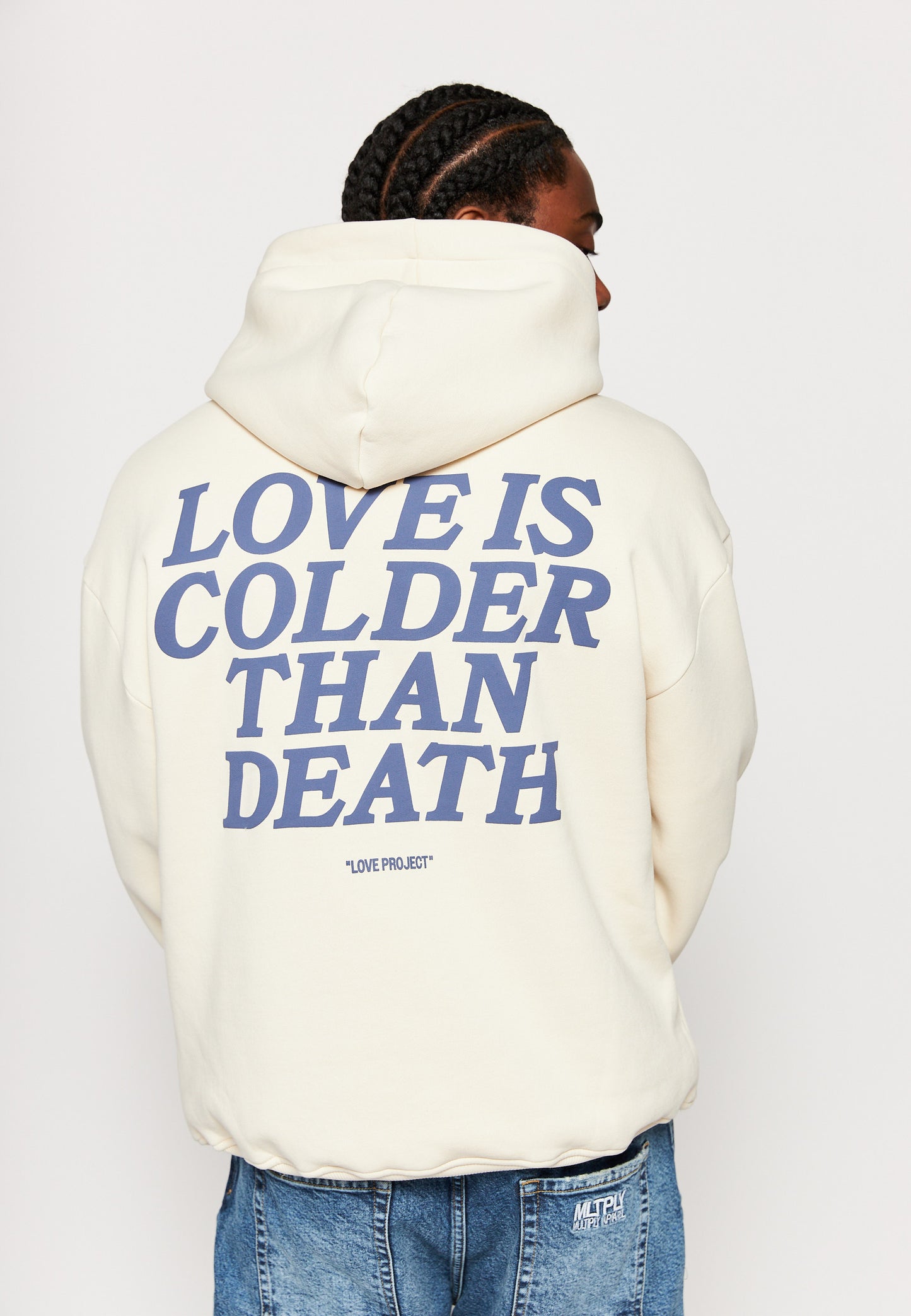 Oversize Hoodie COLDER THAN DEATH Turtle Dove