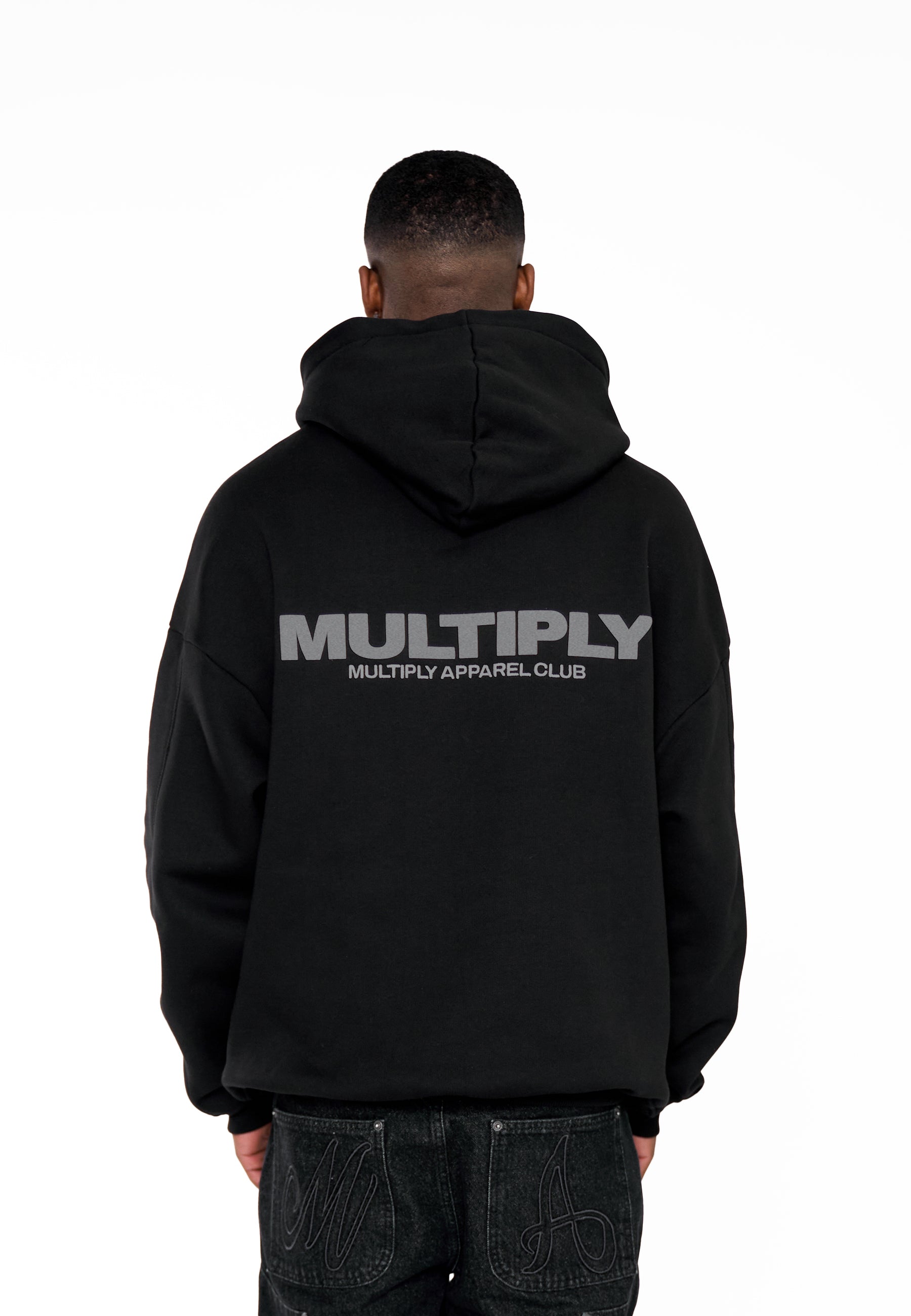 Multiply Apparel Oversize Hoodie MULTIPLY 2 Black – weitere Ansicht 3