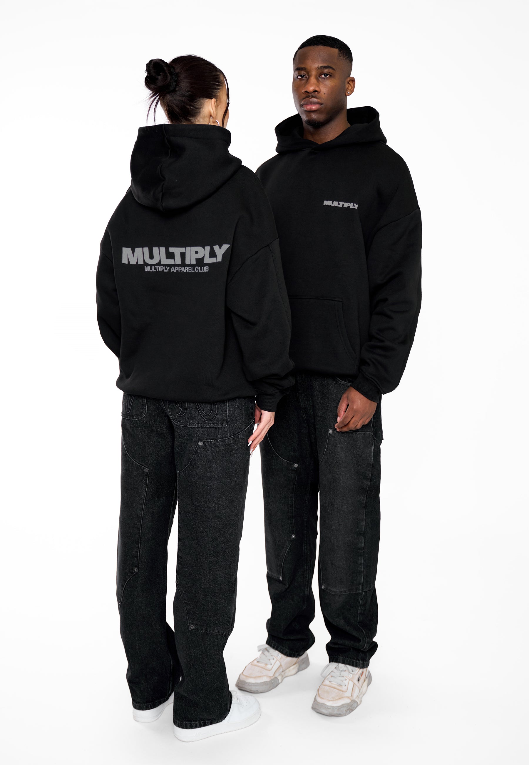 Multiply Apparel Oversize Hoodie MULTIPLY 2 Black – weitere Ansicht 5