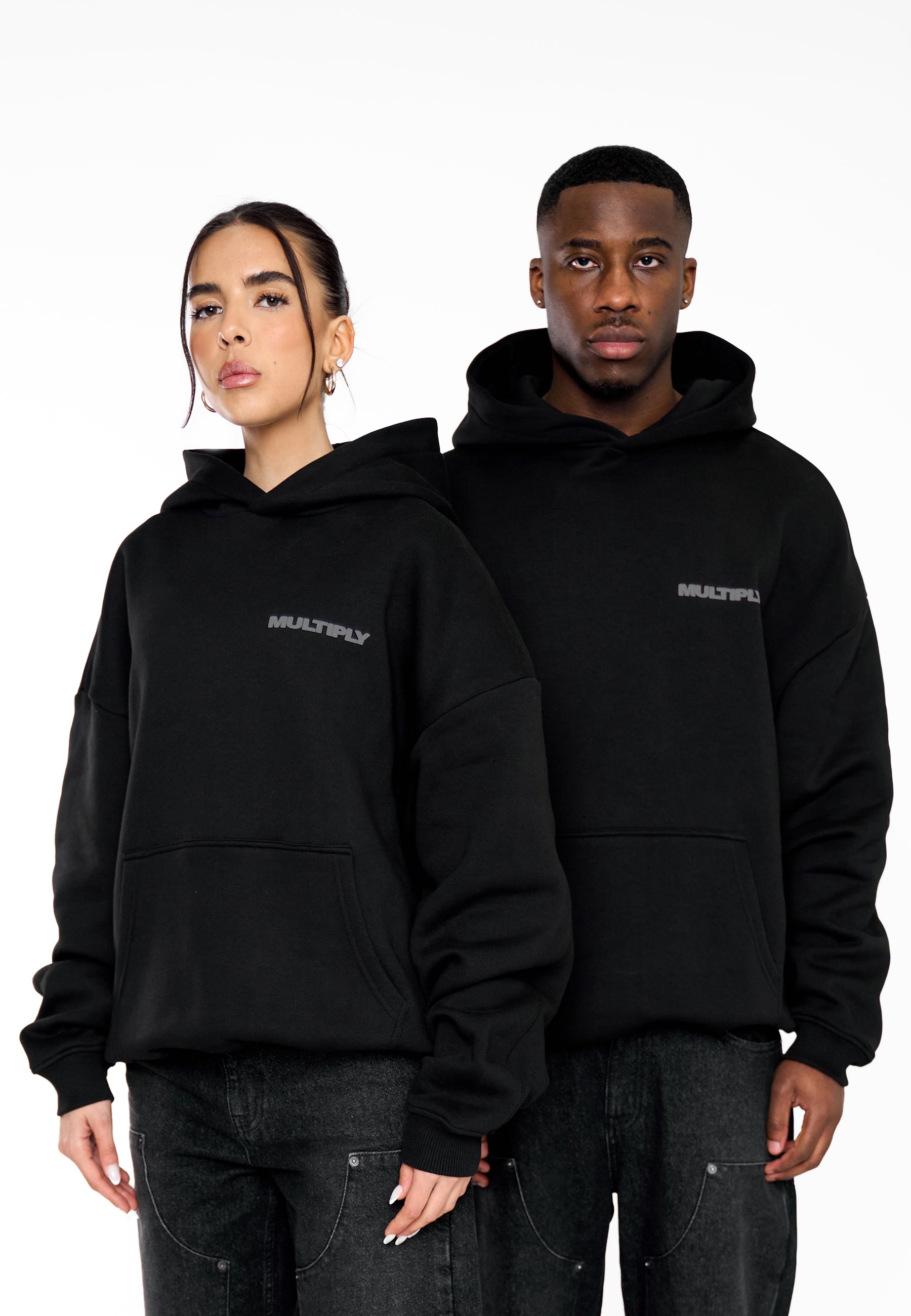 Multiply Apparel Oversize Hoodie MULTIPLY 2 Black – weitere Ansicht 6