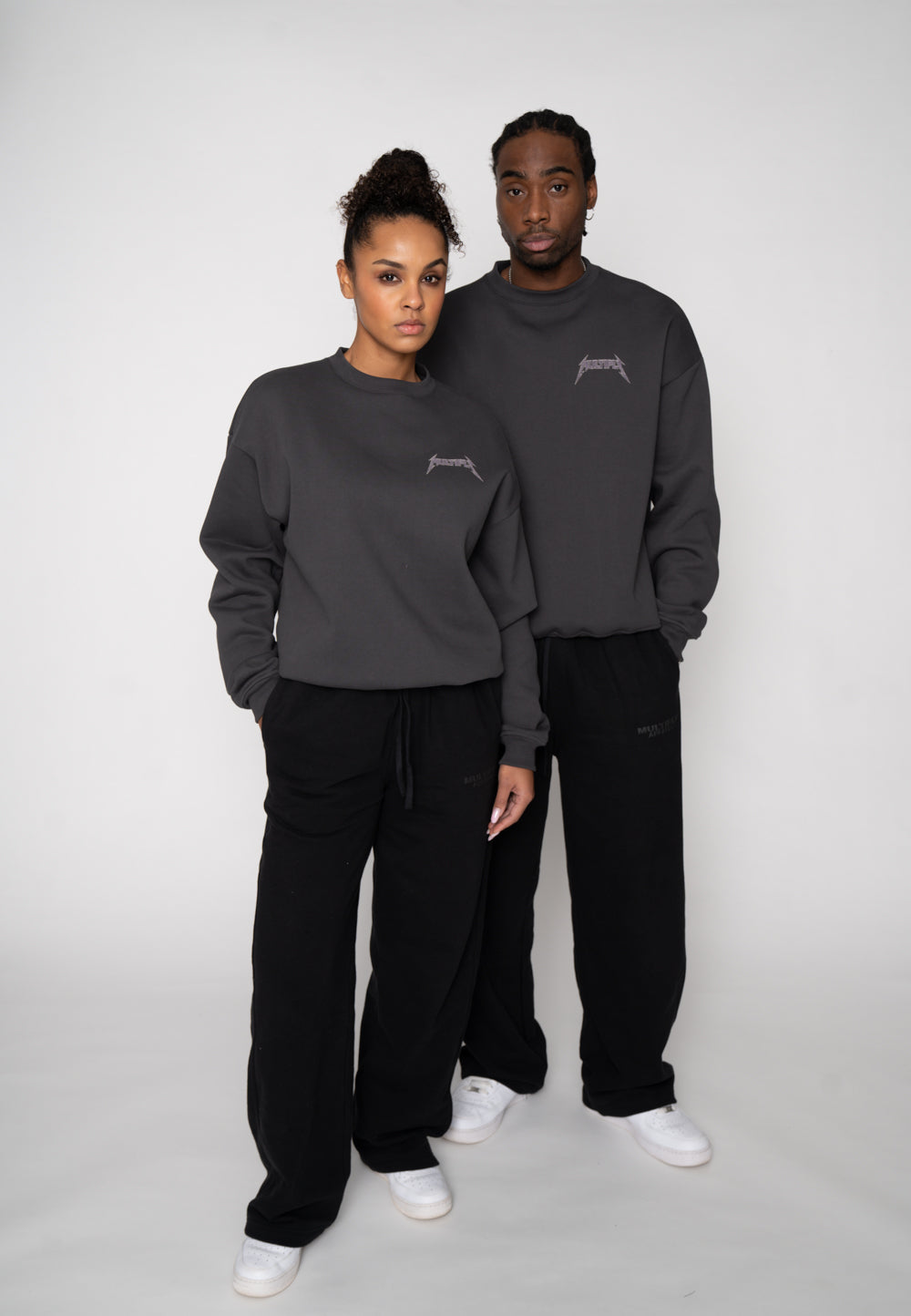 Multiply Apparel Oversize Sweatshirt X Black Soda Washed – weitere Ansicht 3