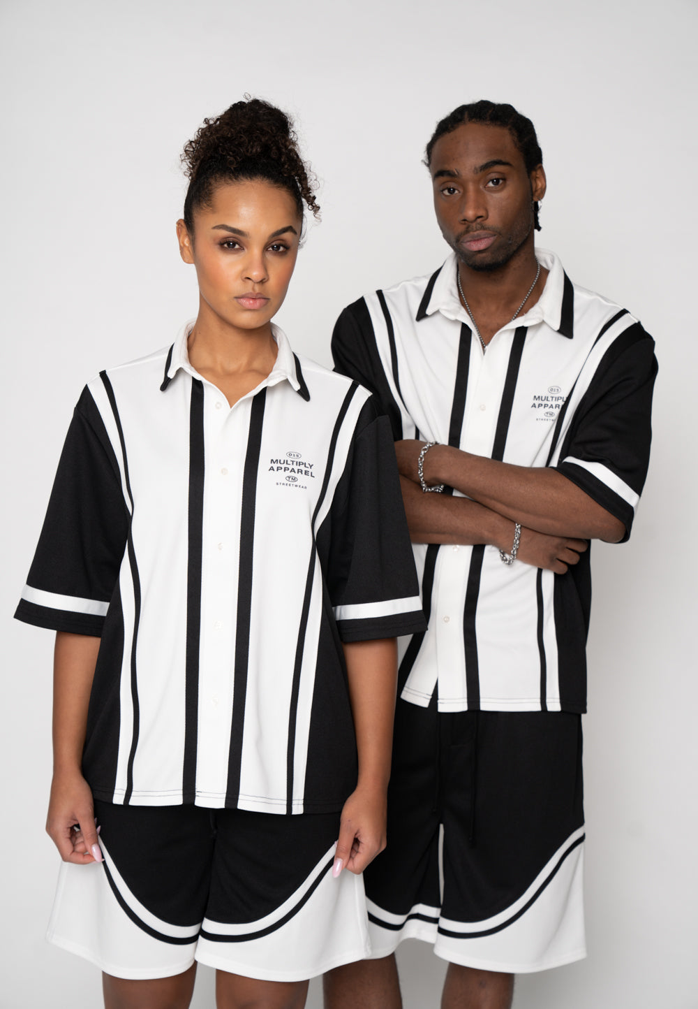 Multiply Apparel Oversize T-Shirt RACE TRACK Pirate Black – weitere Ansicht 4