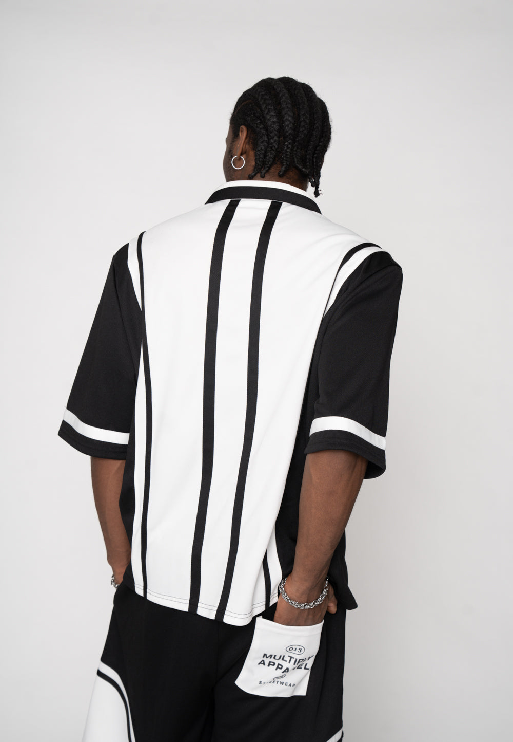 Multiply Apparel Oversize T-Shirt RACE TRACK Pirate Black – weitere Ansicht 7