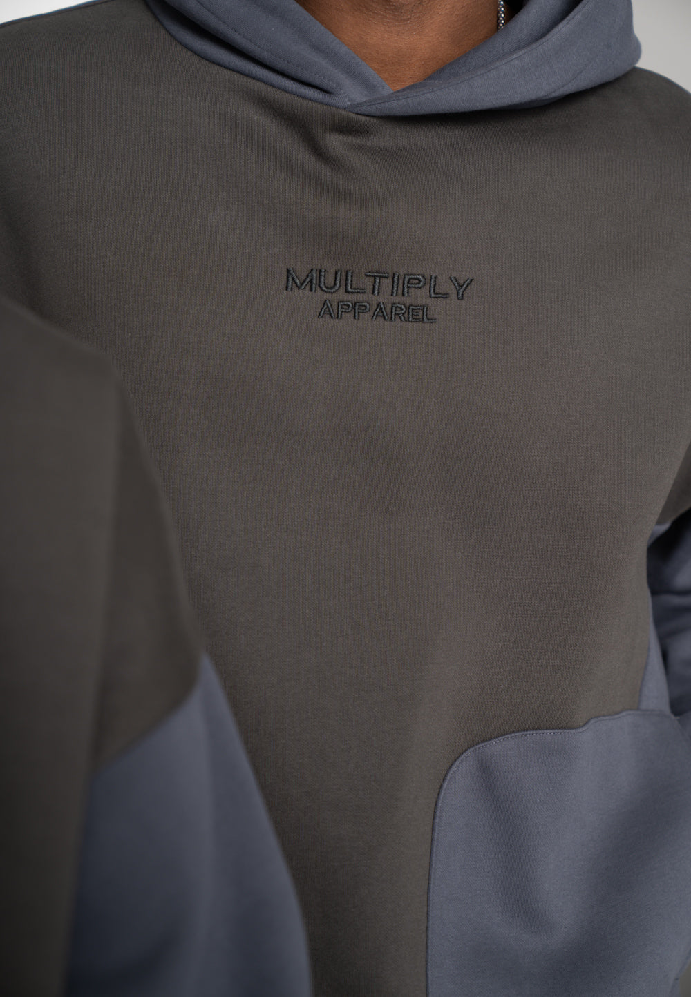 Multiply Apparel Oversize Hoodie BILLA Ombre Blue – weitere Ansicht 2