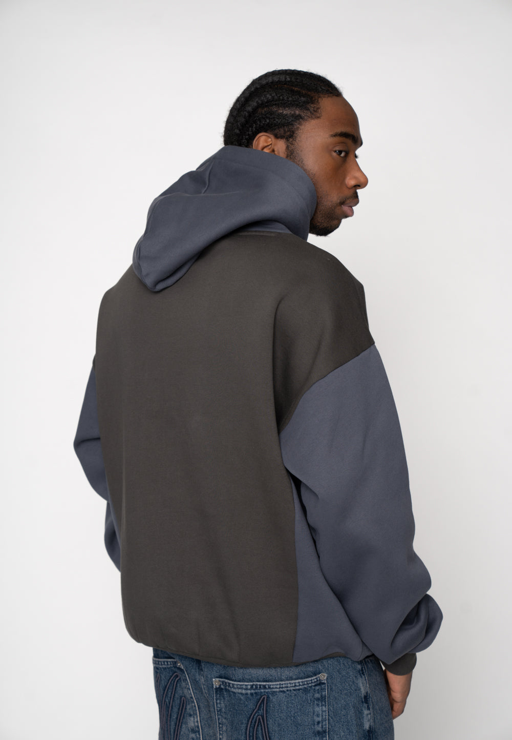Multiply Apparel Oversize Hoodie BILLA Ombre Blue – weitere Ansicht 8