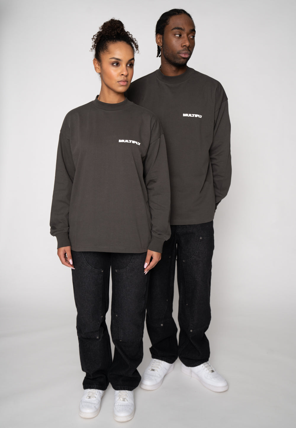 Multiply Apparel Oversize Longsleeve MULTIPLY Phantom Washed – weitere Ansicht 5