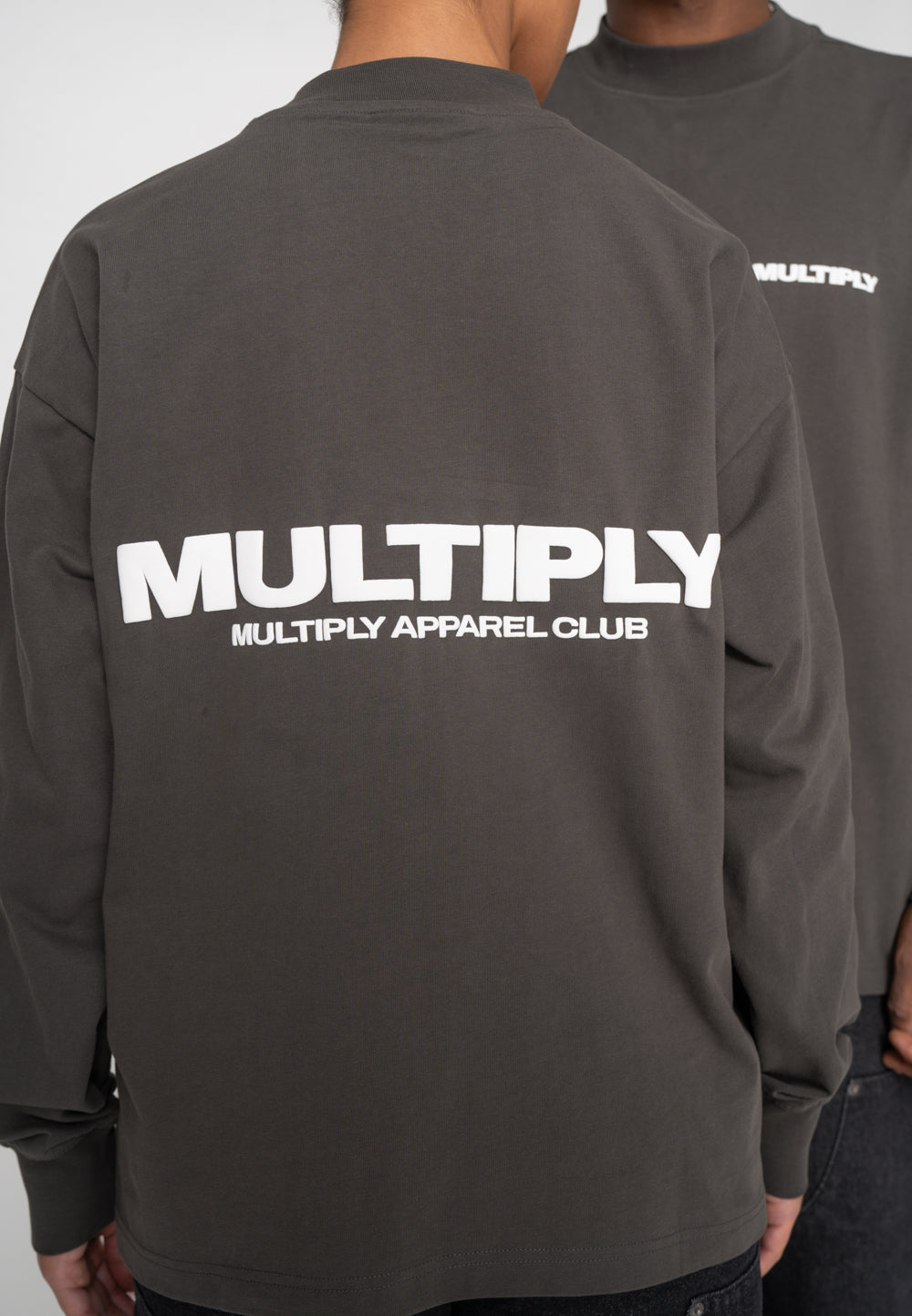 Multiply Apparel Oversize Longsleeve MULTIPLY Phantom Washed – weitere Ansicht 2