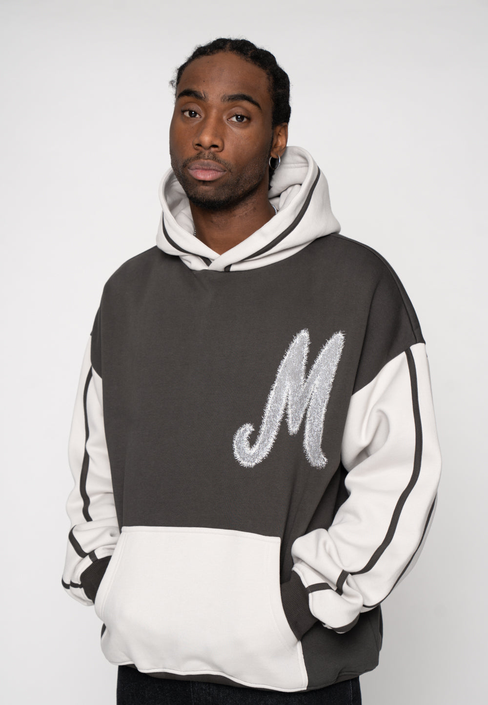 Multiply Apparel Oversize Hoodie FAUX Glacier Gray – weitere Ansicht 7