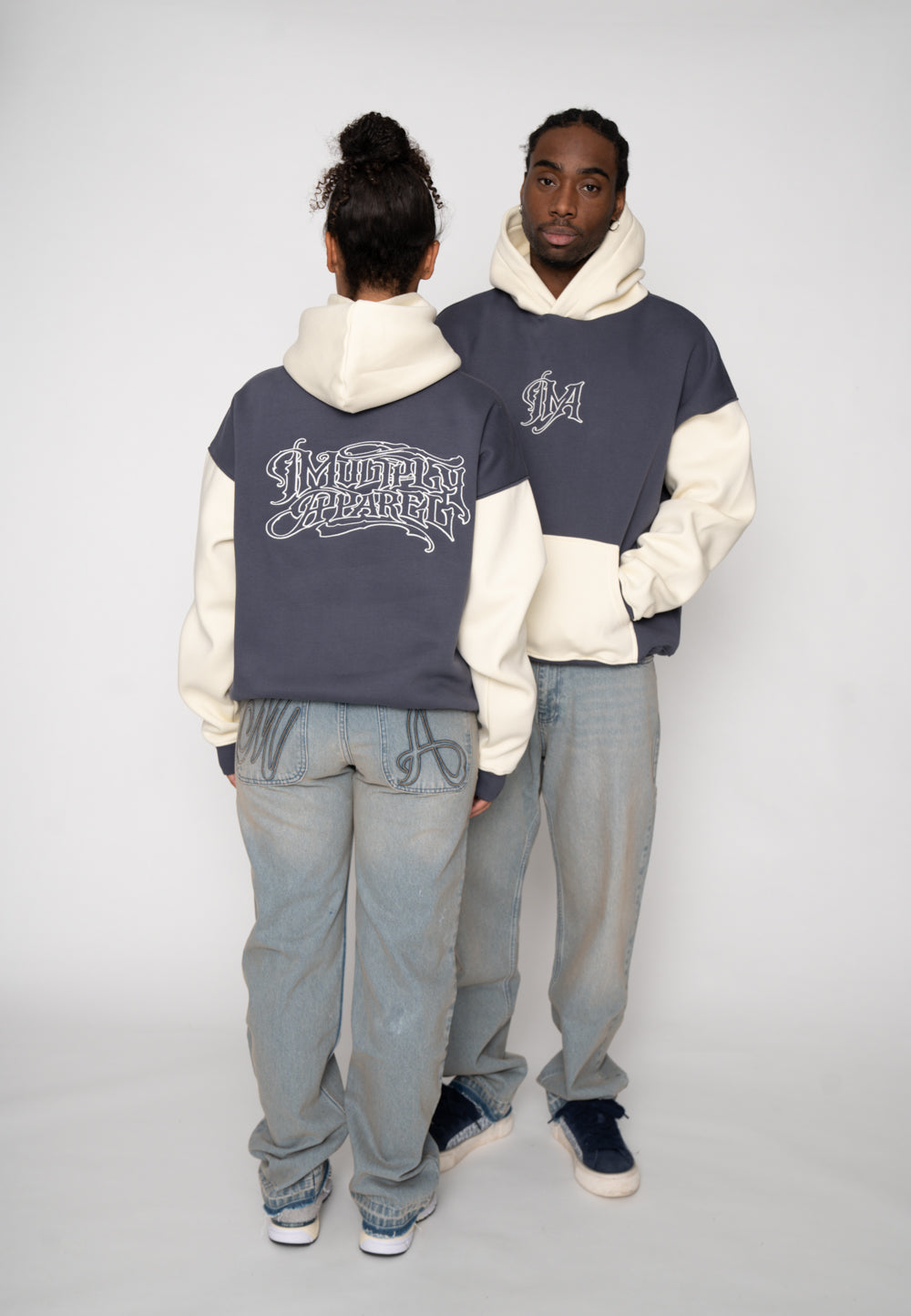 Multiply Apparel Oversize Hoodie RIDGE Odyssey Gray – weitere Ansicht 5