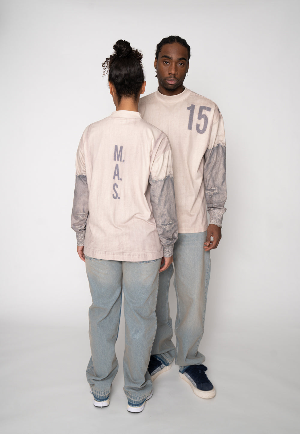Multiply Apparel Oversize Longsleeve MEDLEY Cloud Cream – weitere Ansicht 7