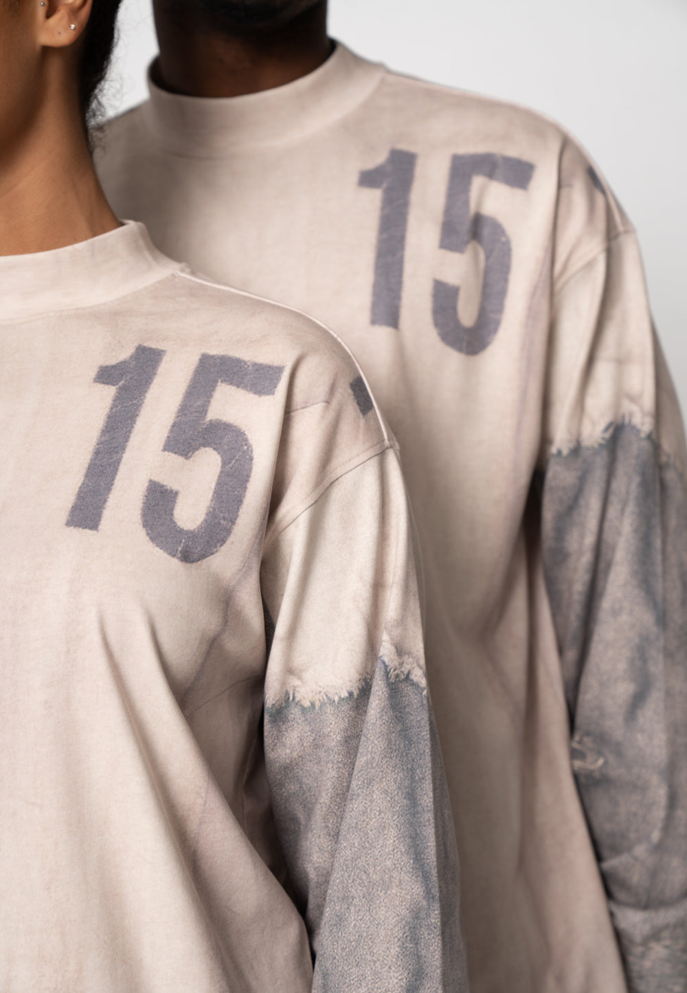 Multiply Apparel Oversize Longsleeve MEDLEY Cloud Cream – weitere Ansicht 2