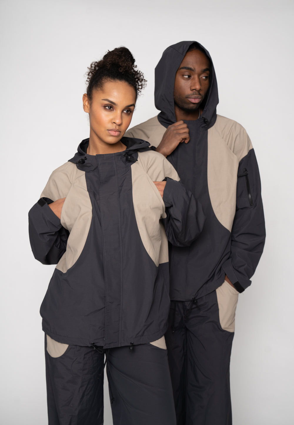 Multiply Apparel Technical Jacket VENT Phantom Washed – weitere Ansicht 3