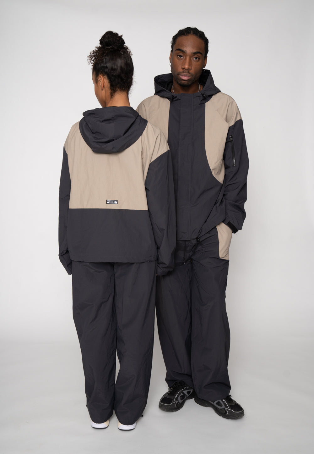 Multiply Apparel Technical Jacket VENT Phantom Washed – weitere Ansicht 4