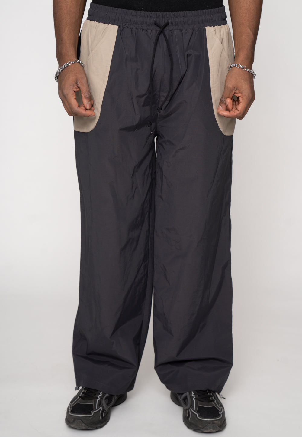 Multiply Apparel Technical Trousers DUCT Phantom Washed – Frontalansicht