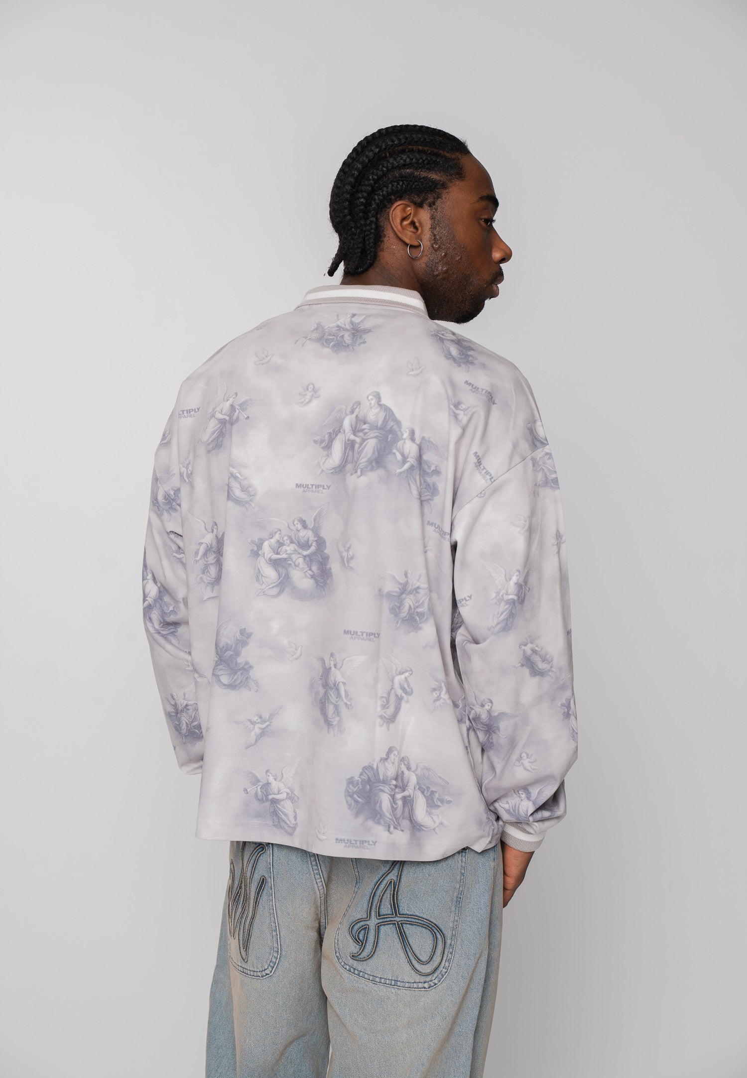 Multiply Apparel Oversize Polo ETHERIAL Alloy – weitere Ansicht 3