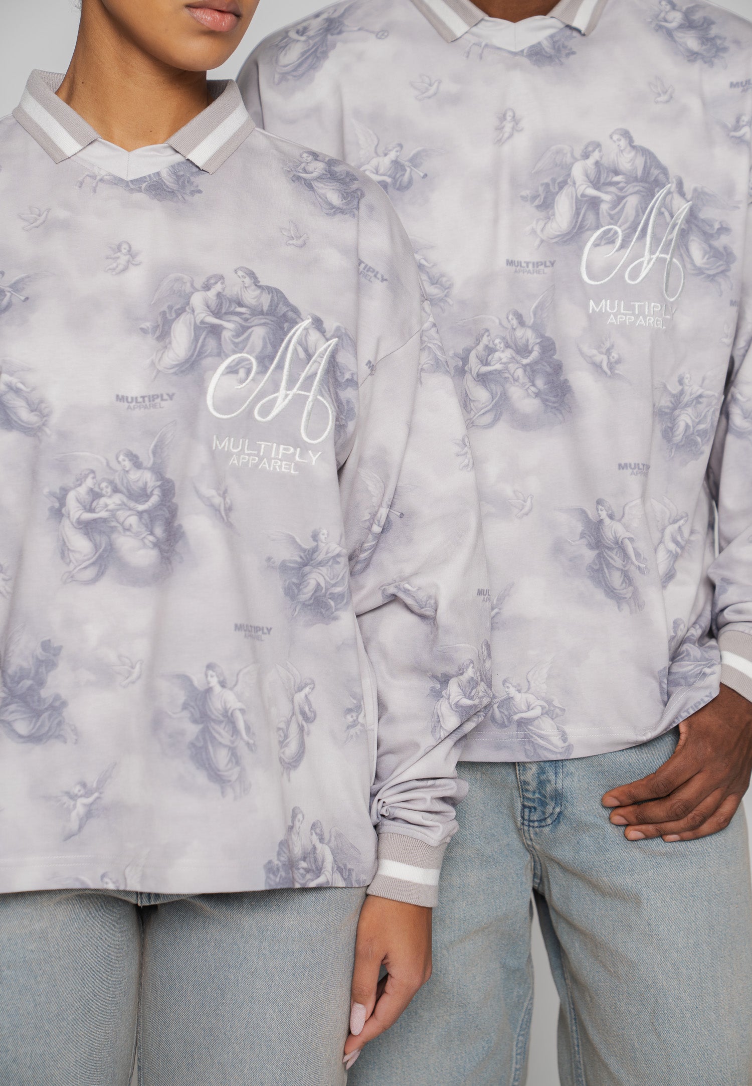 Multiply Apparel Oversize Polo ETHERIAL Alloy – weitere Ansicht 2