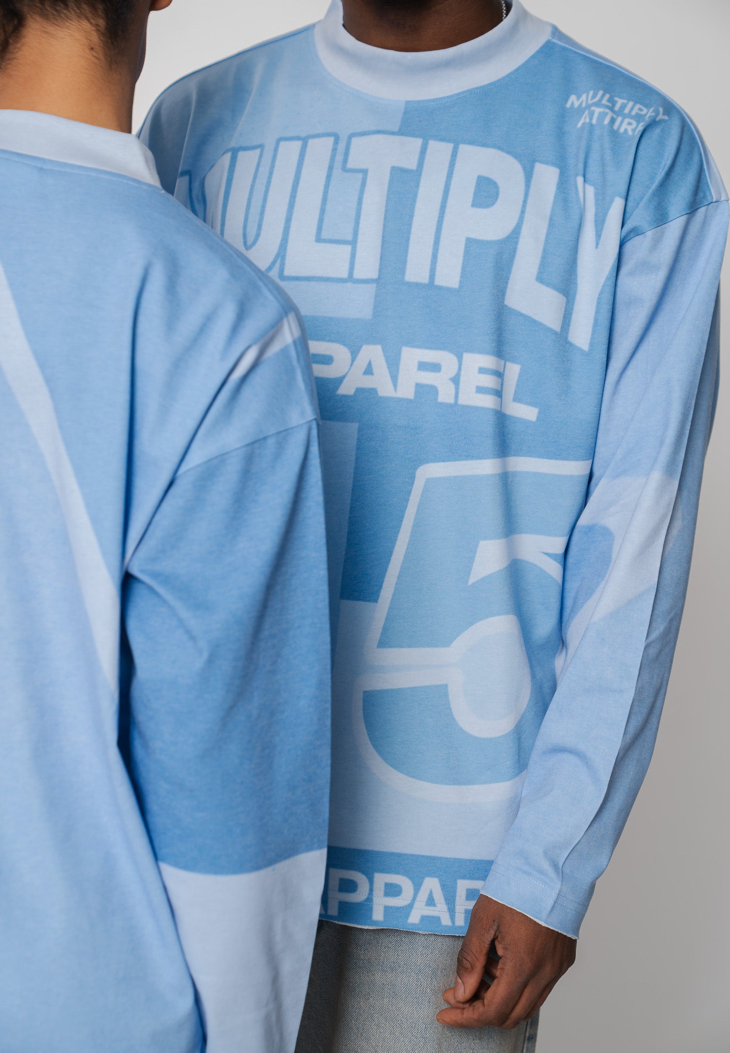 Multiply Apparel Oversize Longsleeve QUAD Tradewinds – weitere Ansicht 5