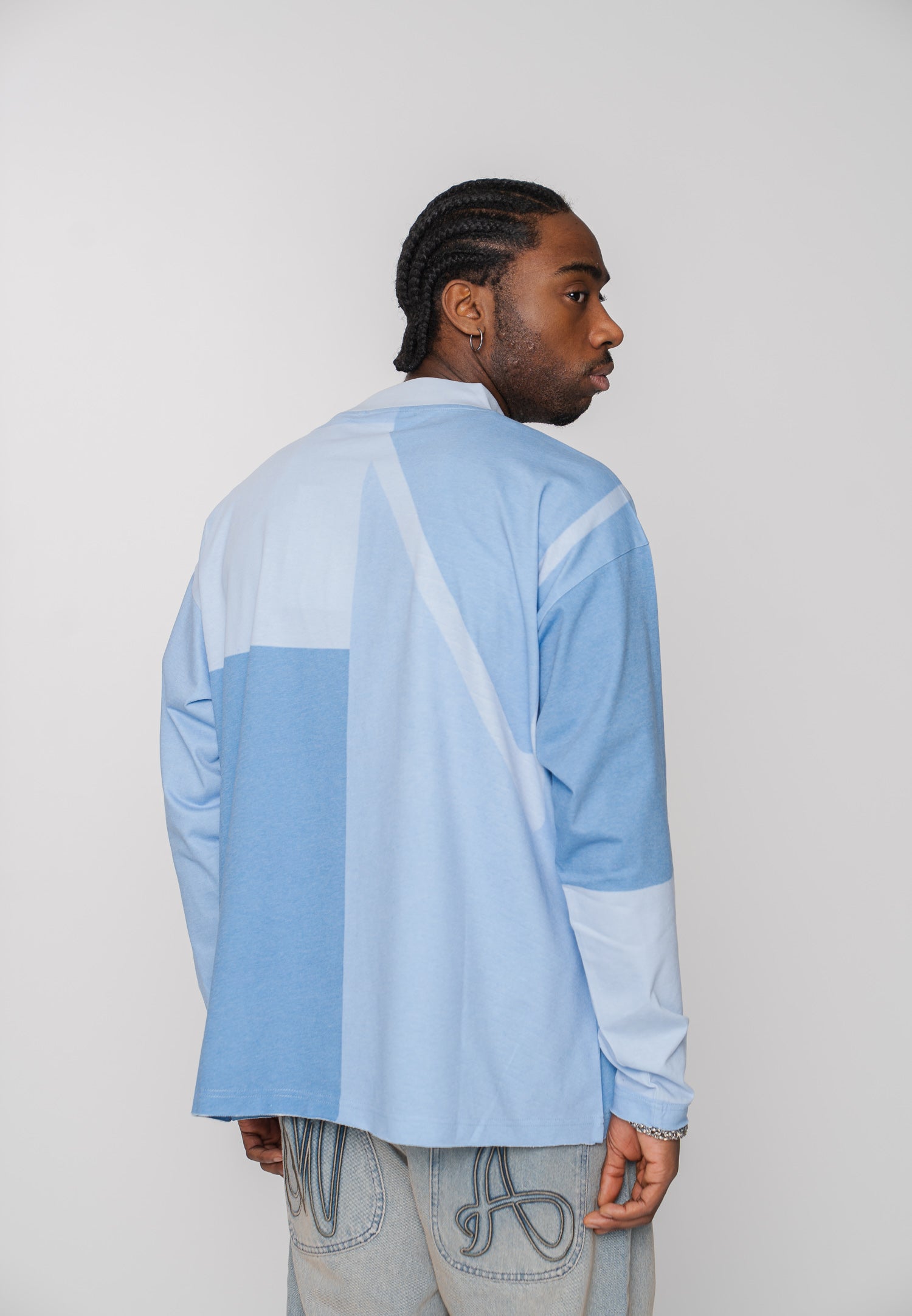 Multiply Apparel Oversize Longsleeve QUAD Tradewinds – weitere Ansicht 7
