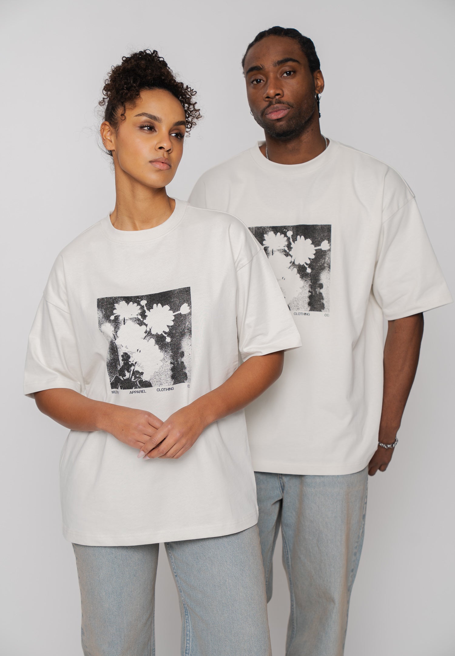 Multiply Apparel T-Shirt BOTANIC Vasporous Gray – weitere Ansicht 4