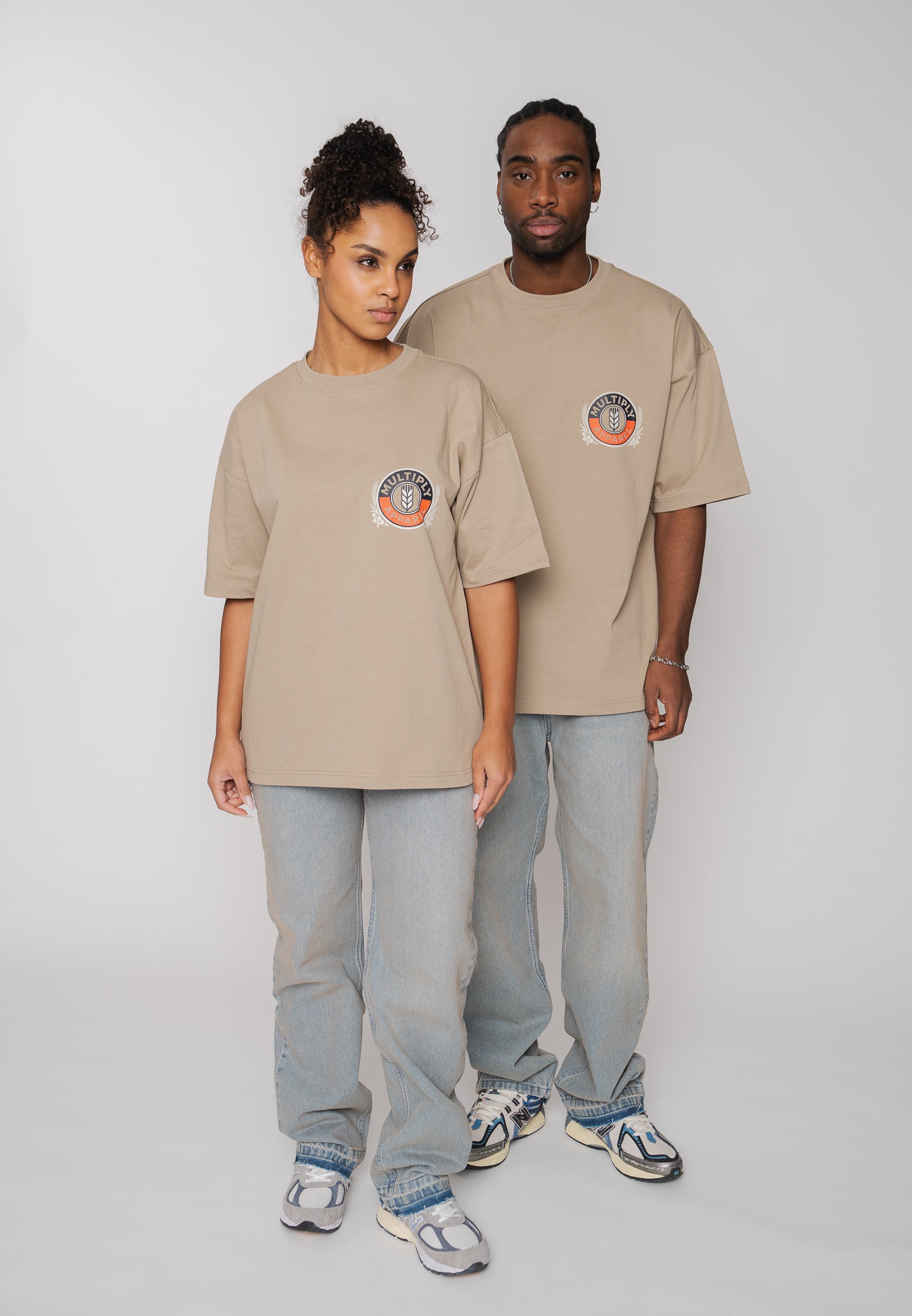 Multiply Apparel Oversize T-Shirt MALT Weathered Teak – weitere Ansicht 4