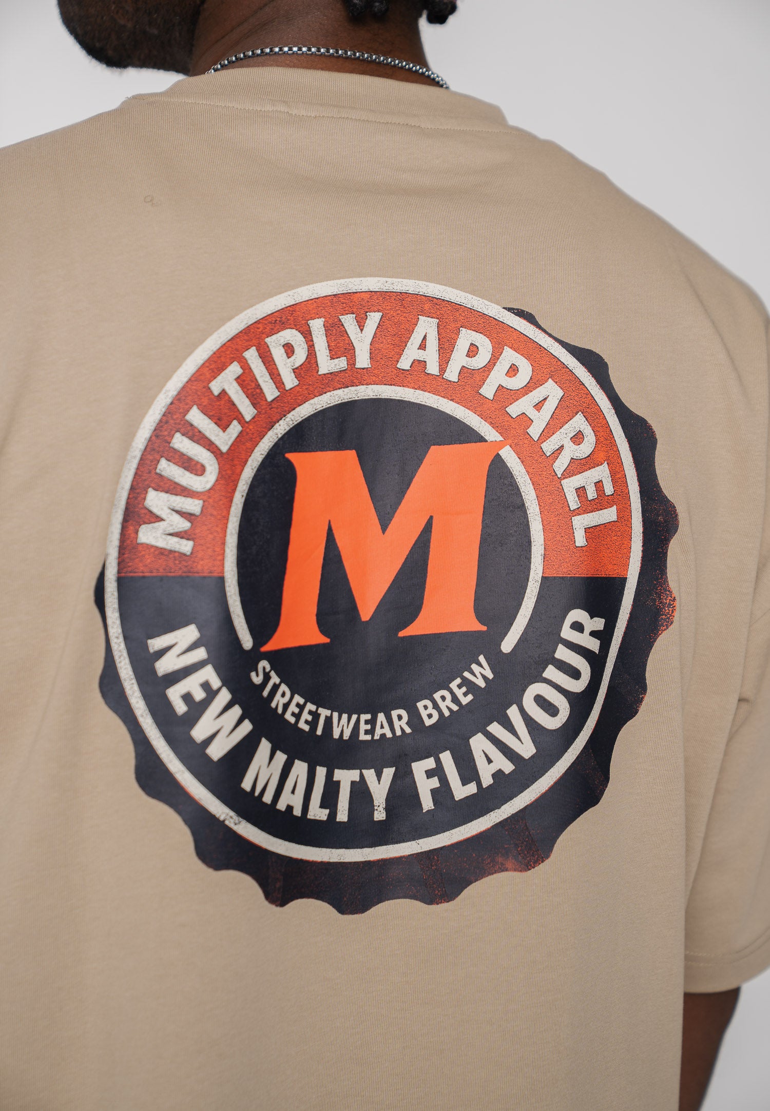 Multiply Apparel Oversize T-Shirt MALT Weathered Teak – weitere Ansicht 6