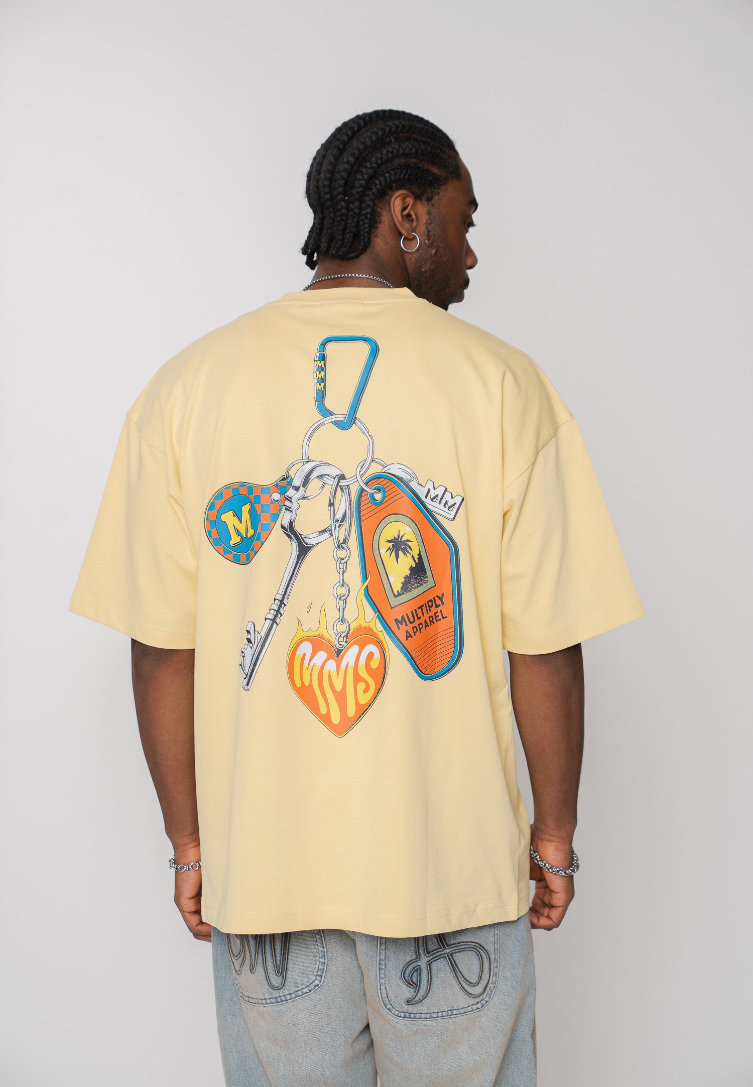 Oversize T-Shirt KEY CHAIN Straw
