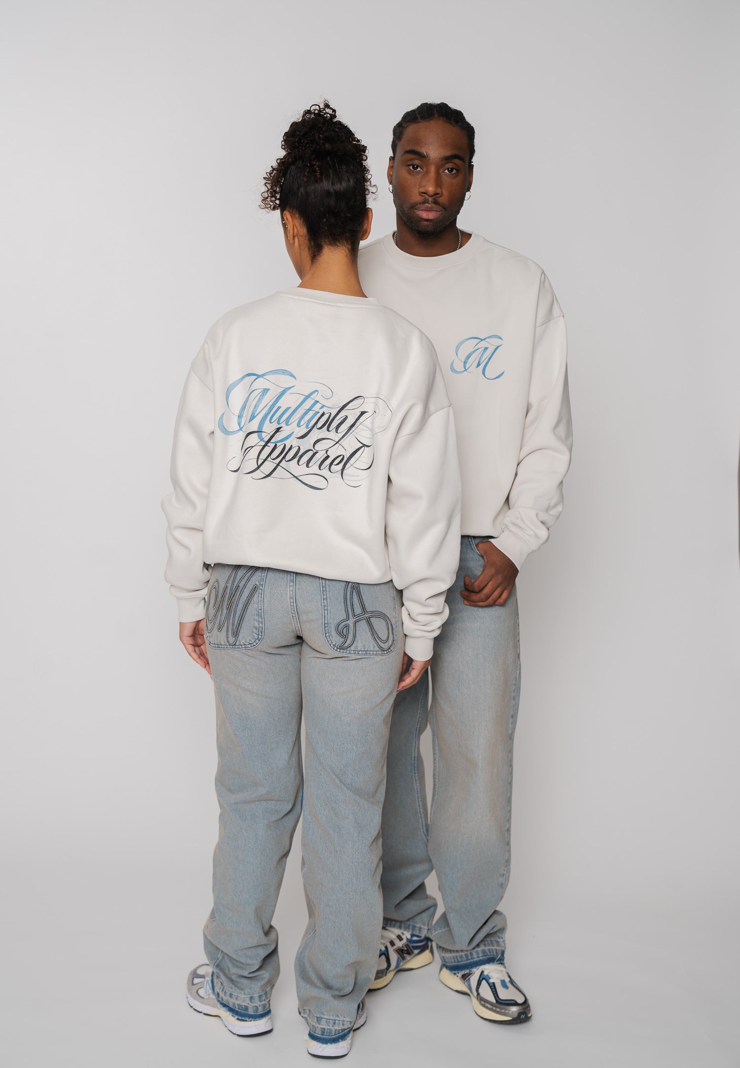 Multiply Apparel Sweatshirt TATT Vasporous Gray – weitere Ansicht 3