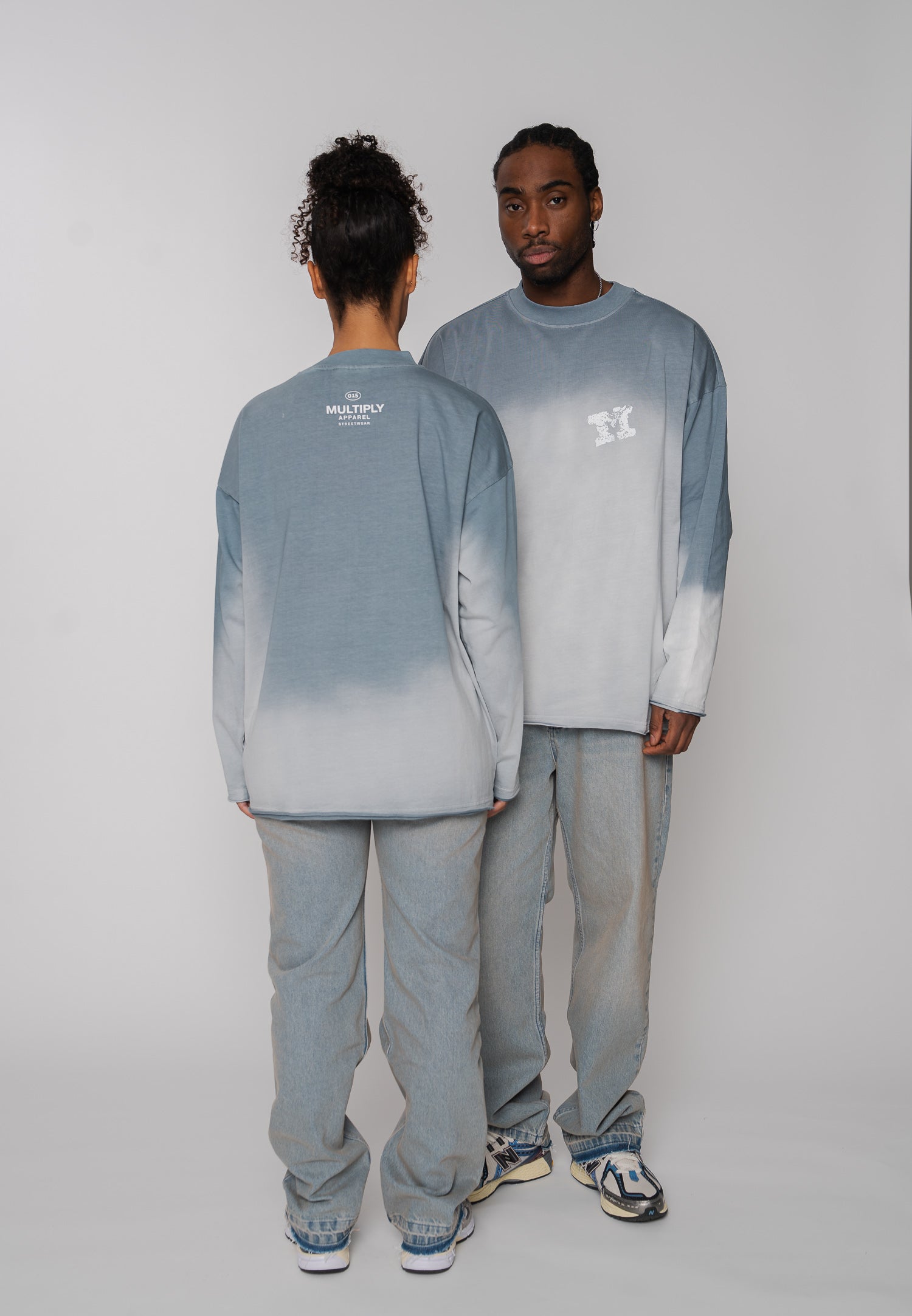Multiply Apparel Oversize Longsleeve HAZE Tradewinds – weitere Ansicht 3