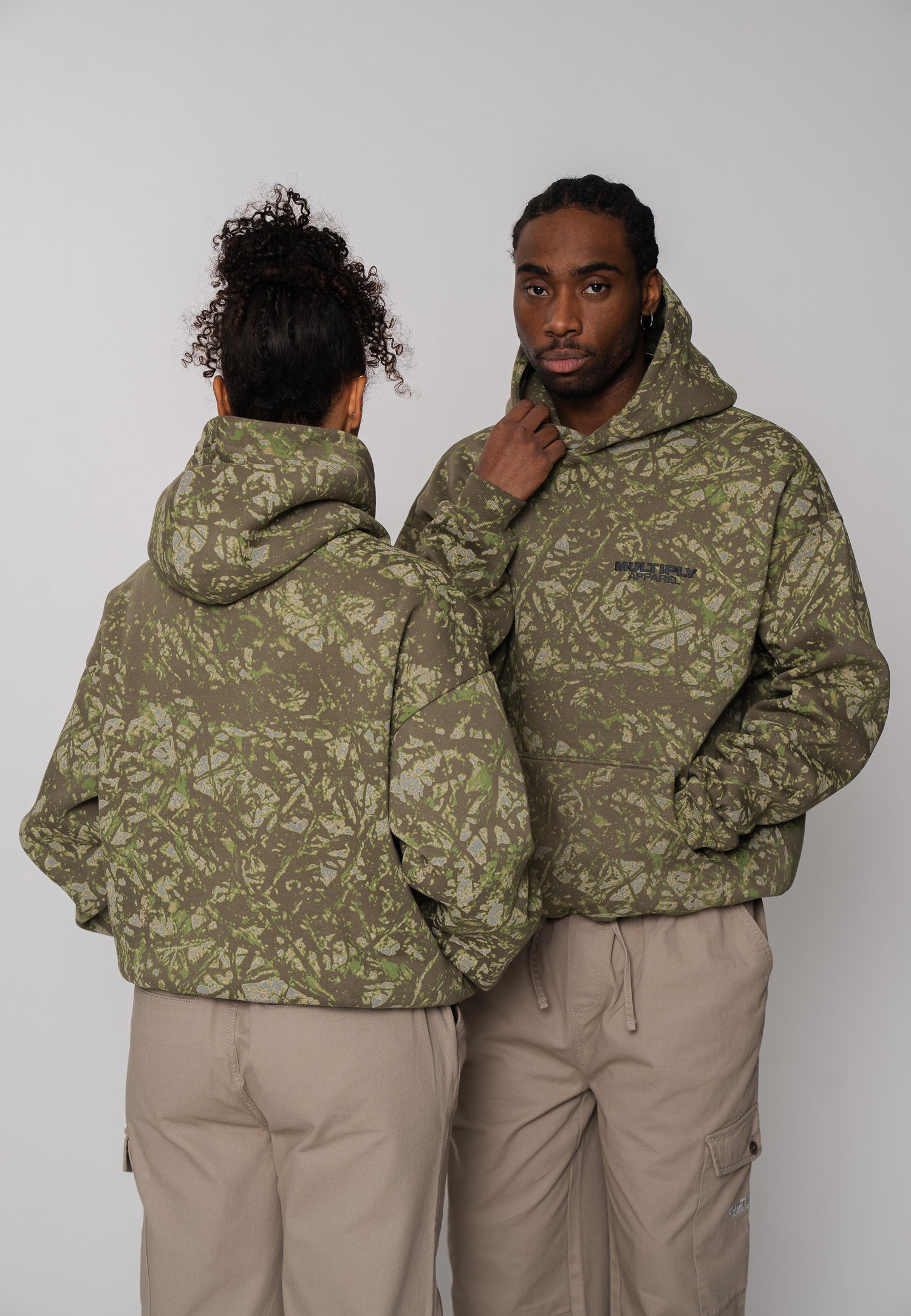 Multiply Apparel Oversize Hoodie CLOAK Odyssey Gray – weitere Ansicht 5