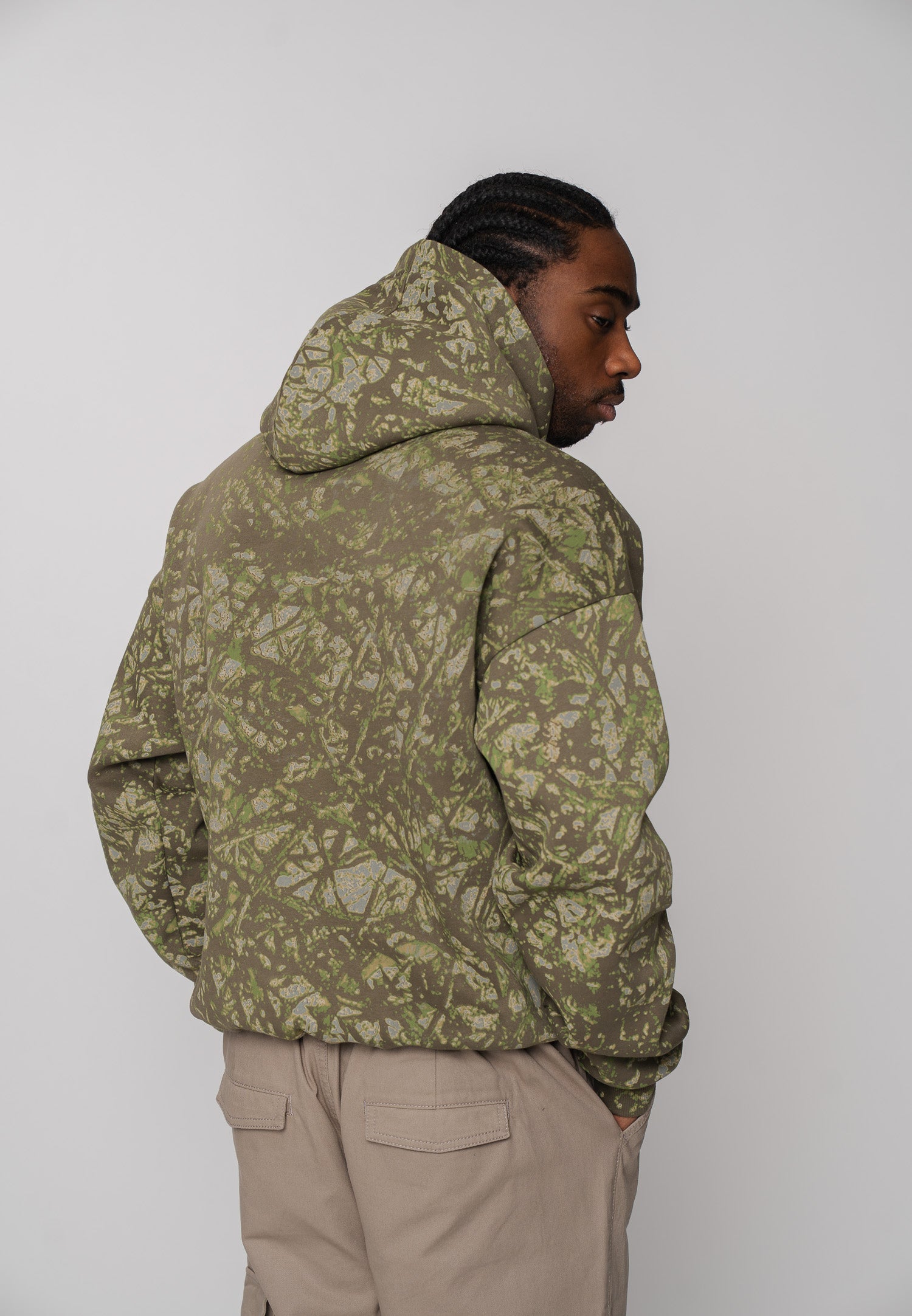 Multiply Apparel Oversize Hoodie CLOAK Odyssey Gray – weitere Ansicht 2