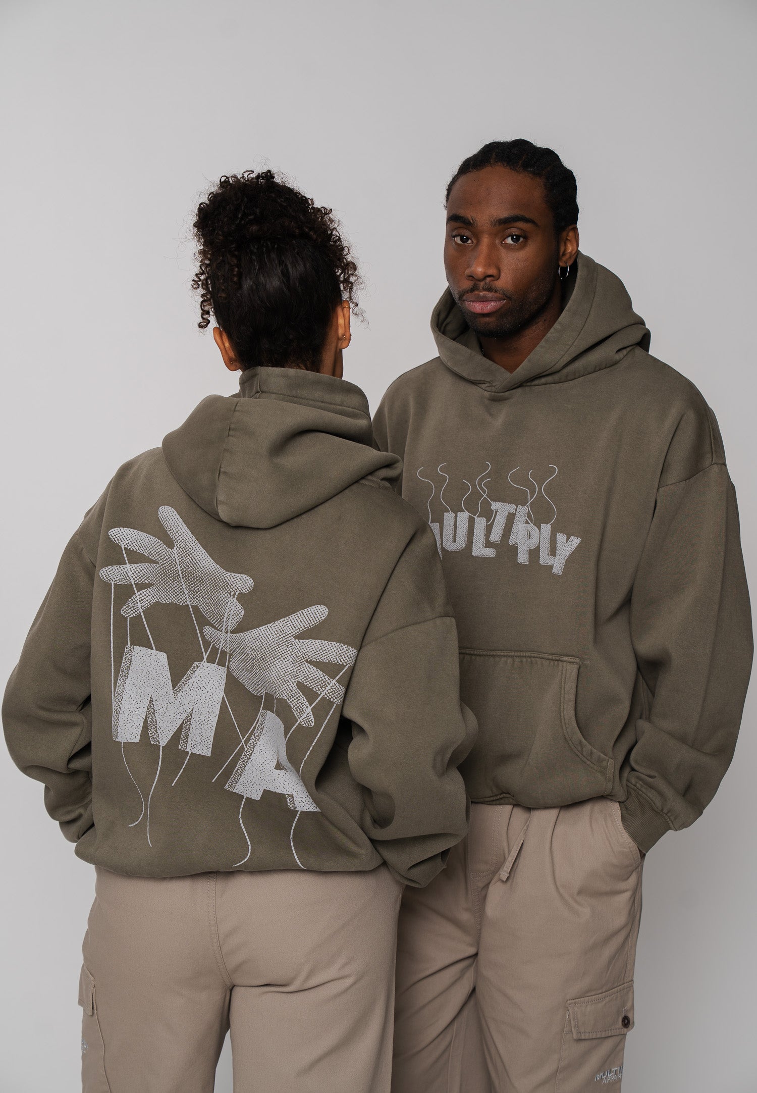 Multiply Apparel Oversize Hoodie MARIONETTE Kalamata – weitere Ansicht 6
