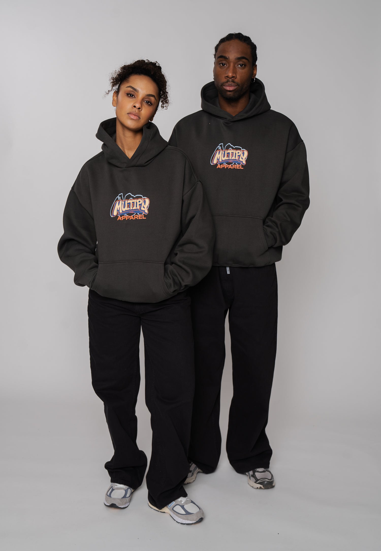 Oversize Hoodie BOREALIS Phantom Washed