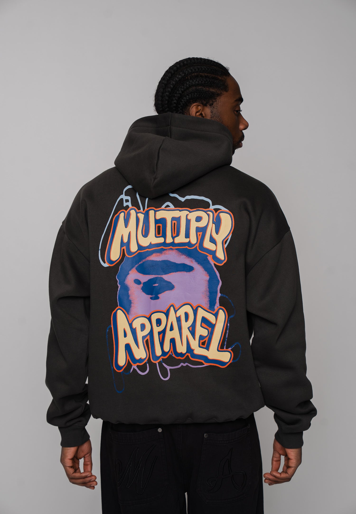 Multiply Apparel Oversize Hoodie BOREALIS Phantom Washed – weitere Ansicht 6