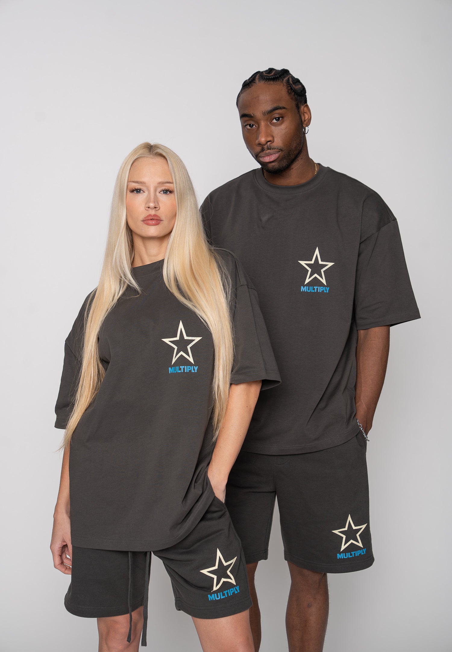 Multiply Apparel Oversize T-Shirt MULTI UNI Phantom Washed – weitere Ansicht 2