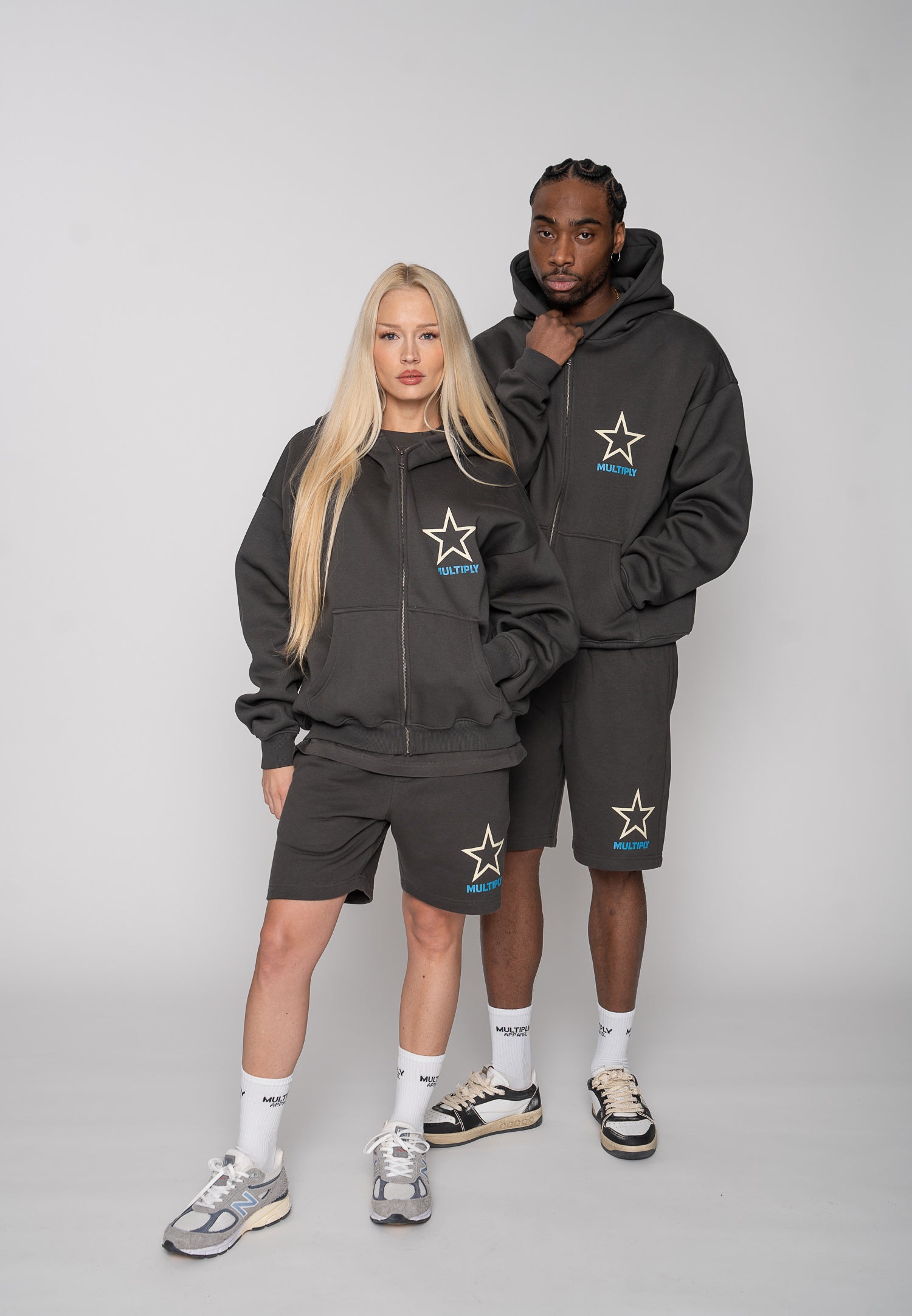 Zip Hoodie MULTI-VERSE Phantom Washed