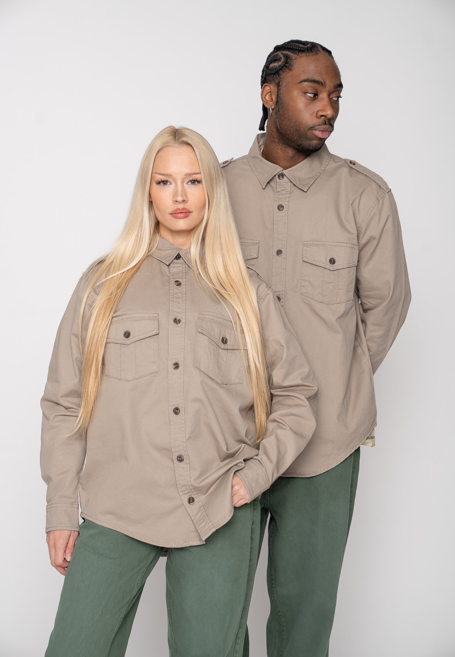Multiply Apparel Utility Shirt DUTY Roasted Cashew – weitere Ansicht 4