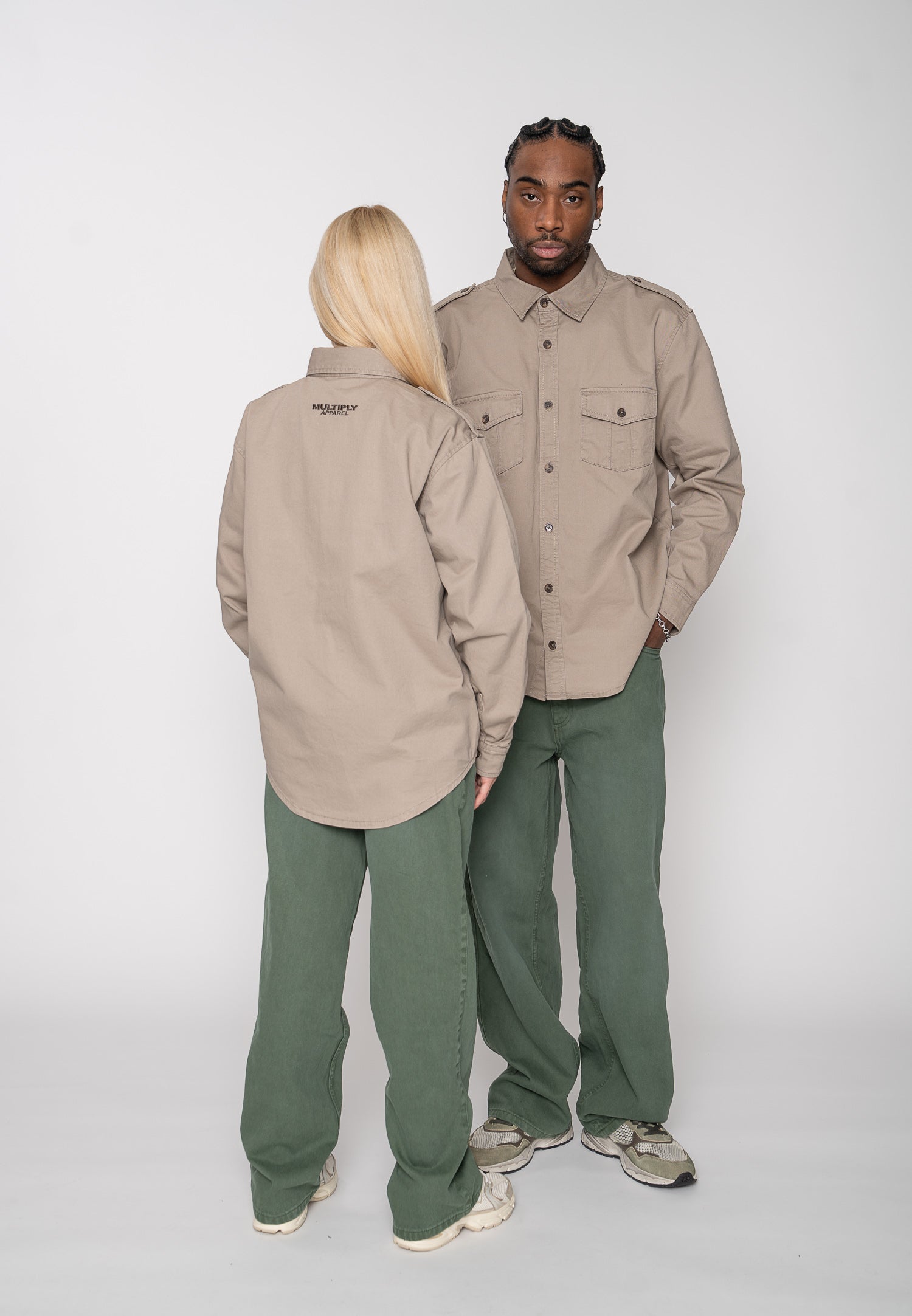 Multiply Apparel Utility Shirt DUTY Roasted Cashew – weitere Ansicht 3