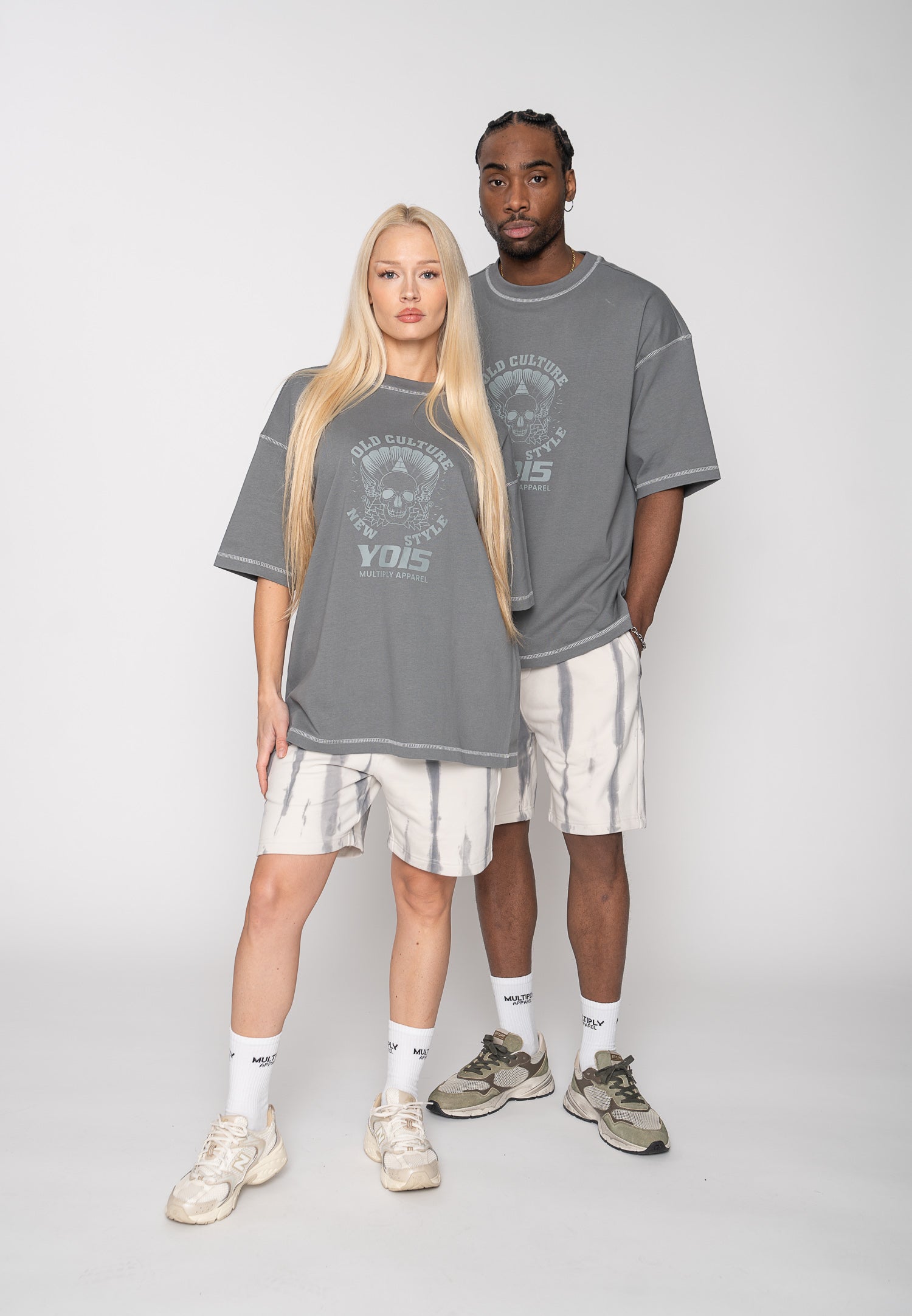 Multiply Apparel Oversize T-Shirt CULTURE STYLE Gargoyle – weitere Ansicht 3