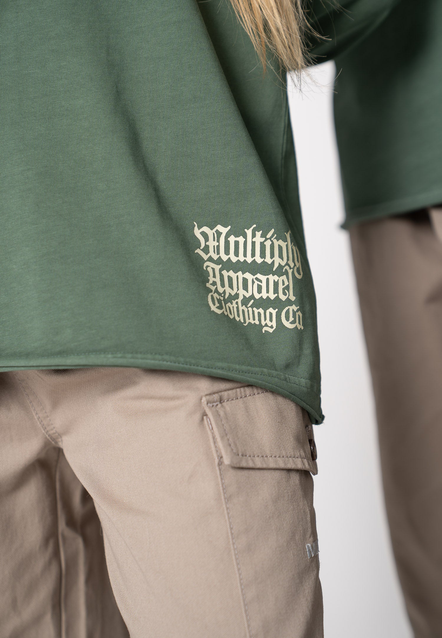 Multiply Apparel Longsleeve BLOOM Duck Green – weitere Ansicht 5